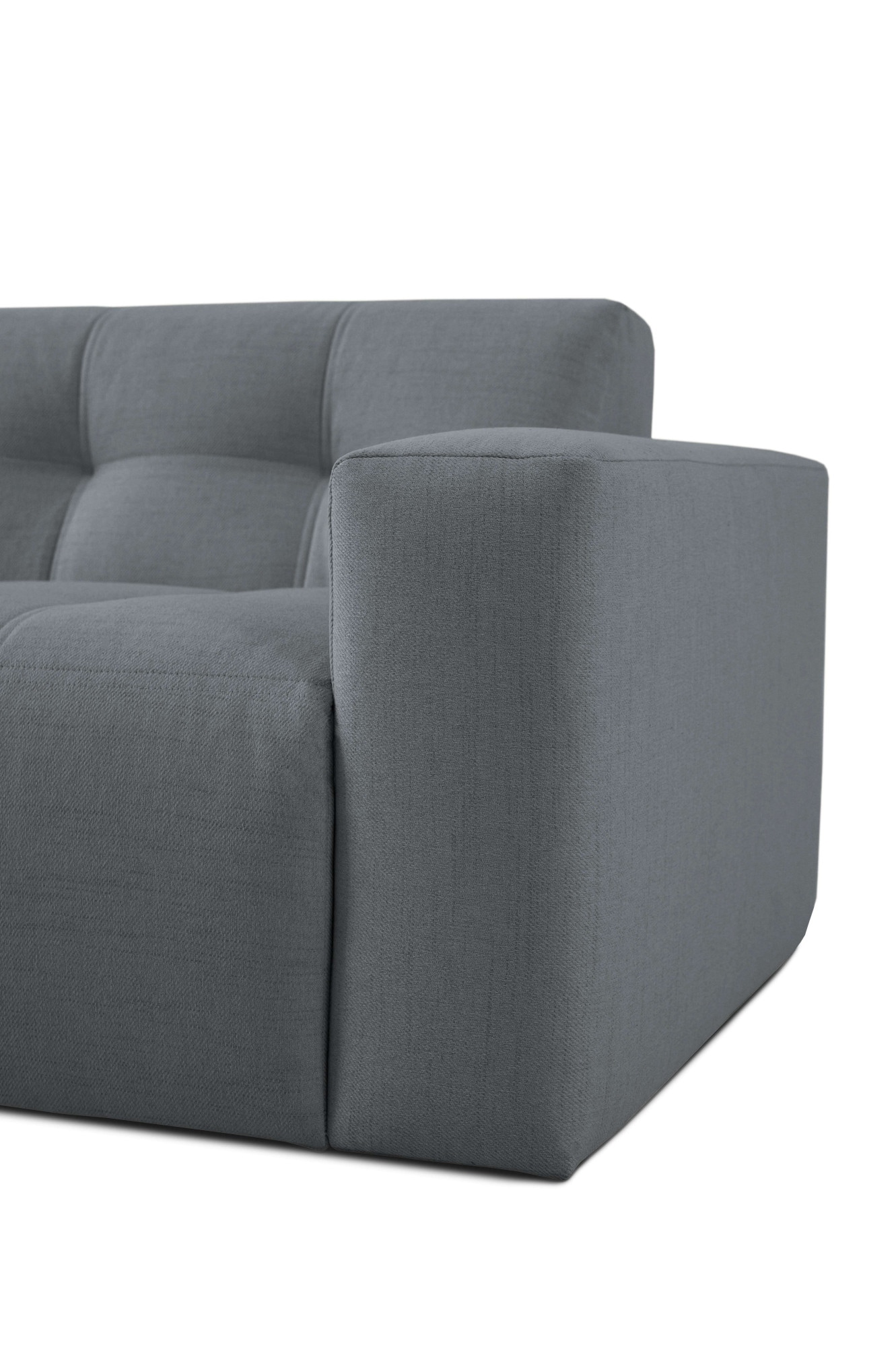 INOSIGN Ecksofa »Tapley«, Breite 221 cm, L-Form, Struktur fein, mit Knopfsteppung, bodentief