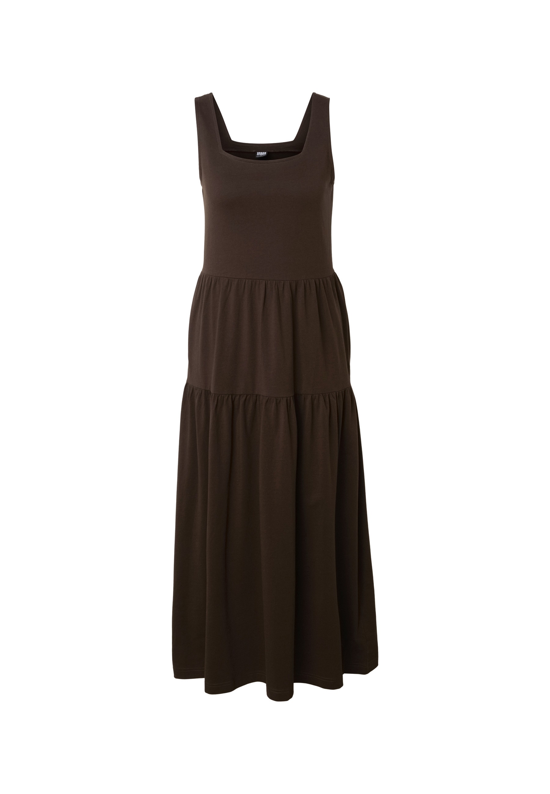 URBAN CLASSICS Shirtkleid "Urban Classics Damen Ladies 7/8 Length Valance Summer Dress" 1 tlg.