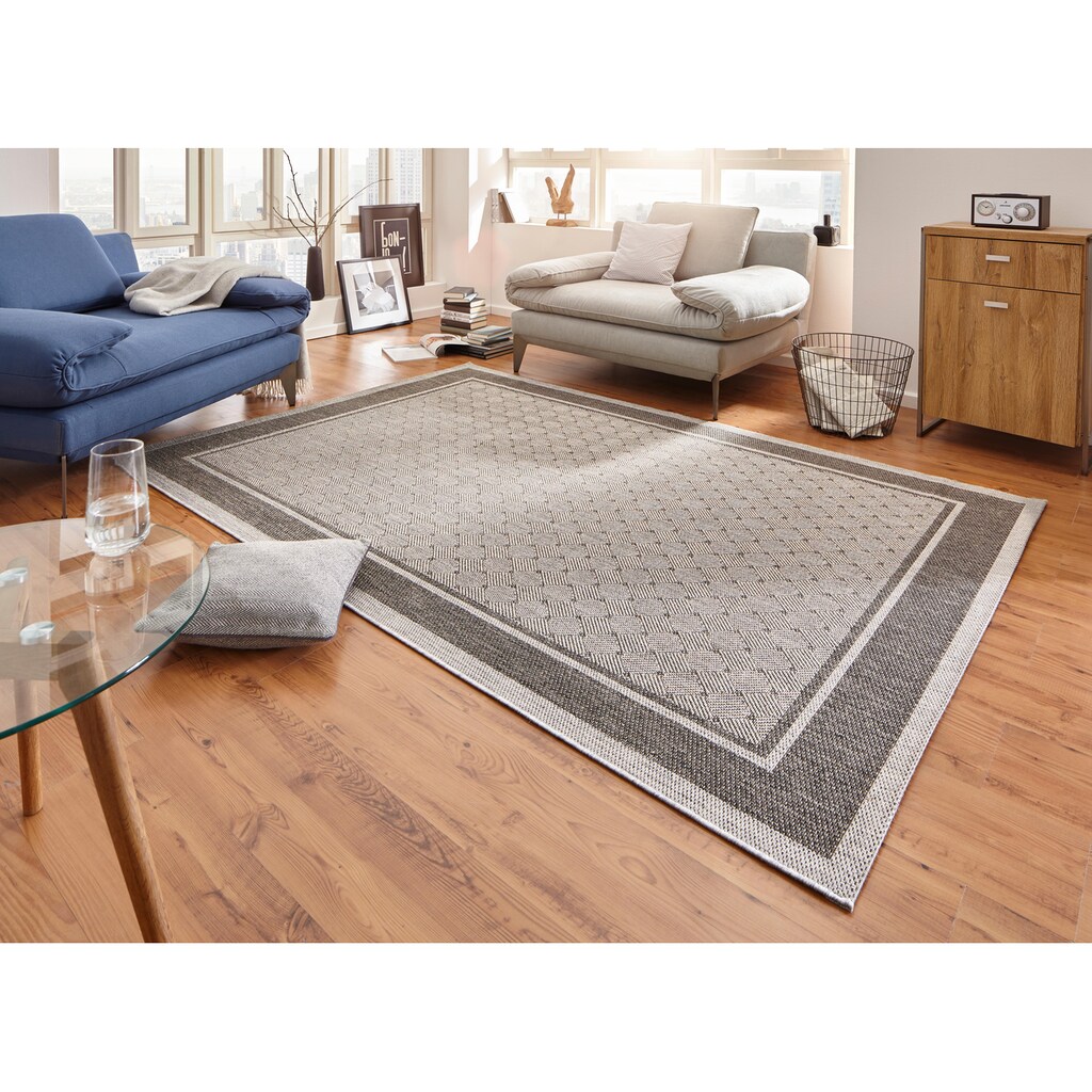 HANSE Home Teppich »Classy«, rechteckig, Flachgewebe, Sisal-Optik, Wohnzimmer, Schlafzimmer, Esszimmer, Bordüre