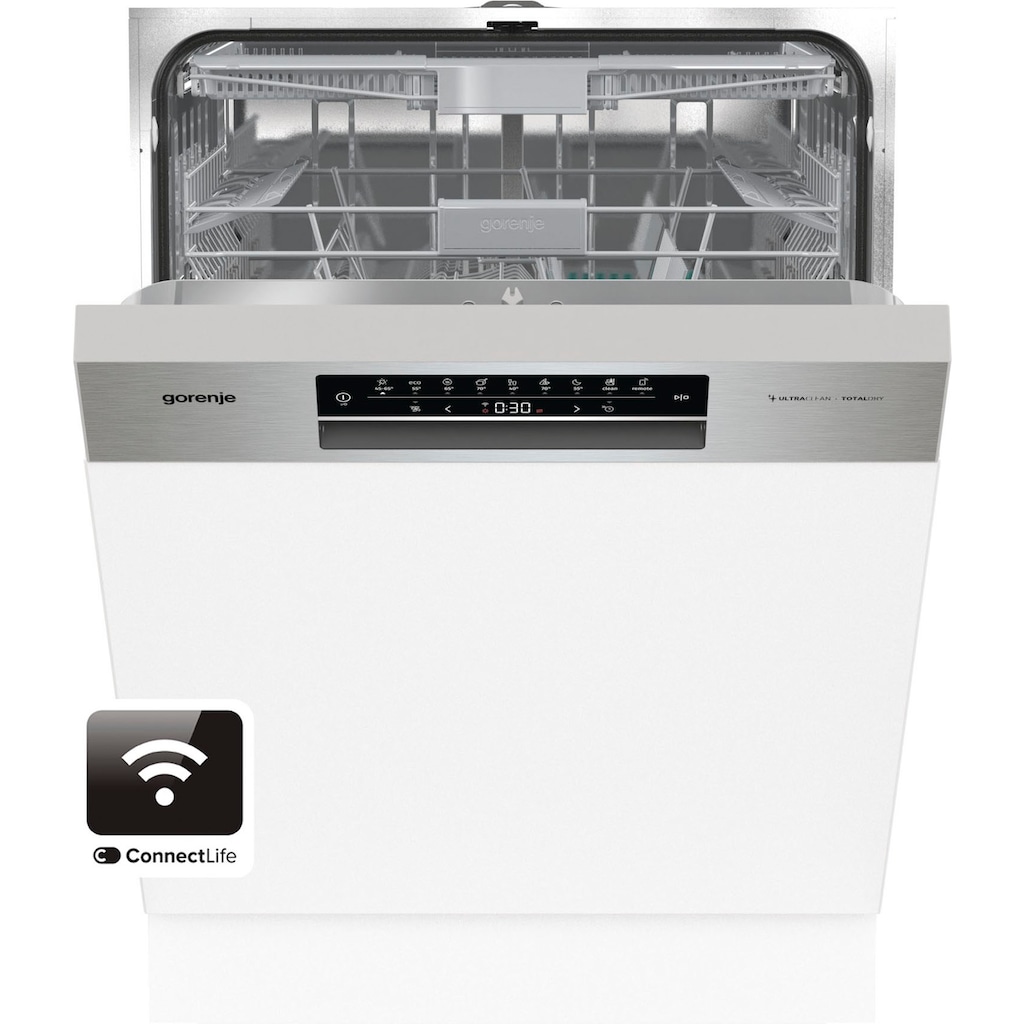 GORENJE teilintegrierbarer Geschirrspüler, GI673C60X, 16 Maßgedecke