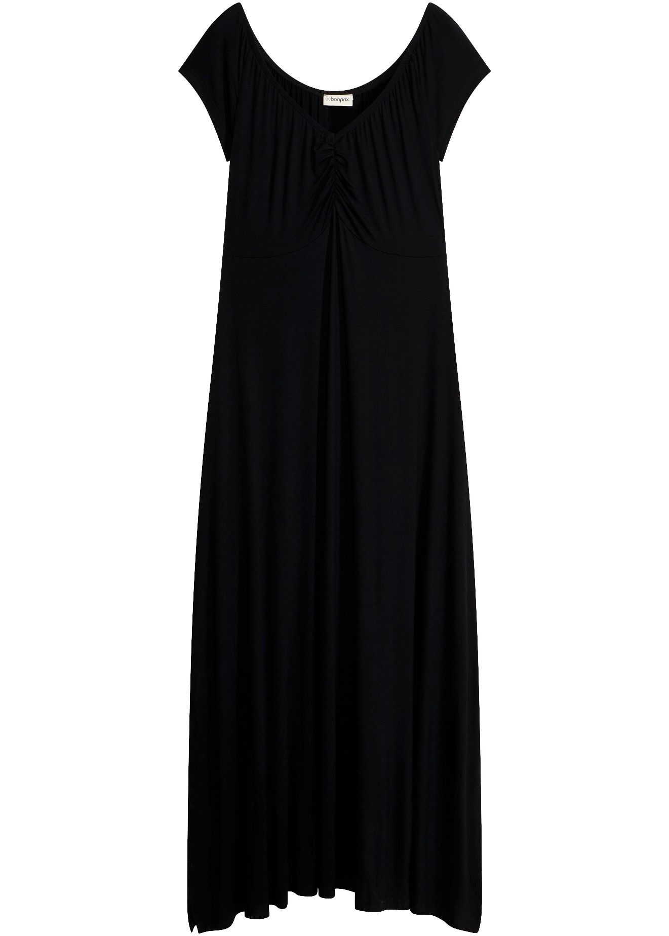 bonprix Maxikleid für modernen Look, aus Viskose und Elasthan, lockere Passform
