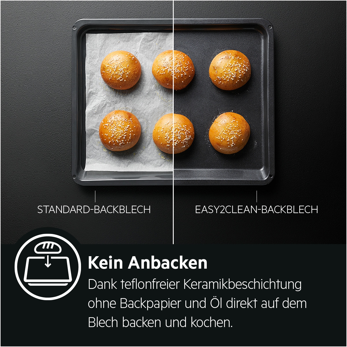 AEG Backblech »Easy2Clean Antihaft – Backblech A9OOAF11«, mit versiegelter Keramikbeschichtung