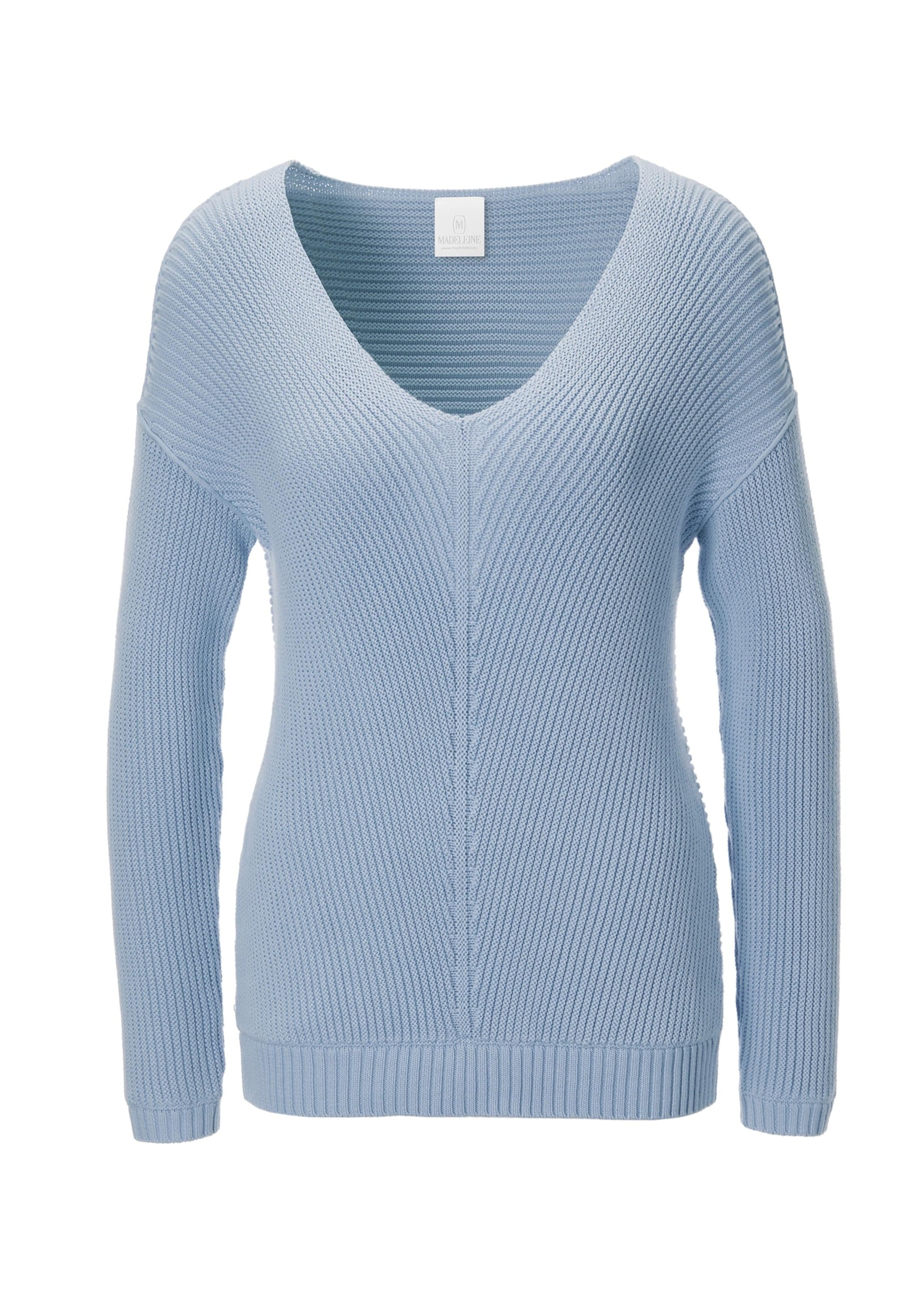 MADELEINE Longpullover "Pullover Langarm-Pullover mit V-Ausschnitt" günstig online kaufen