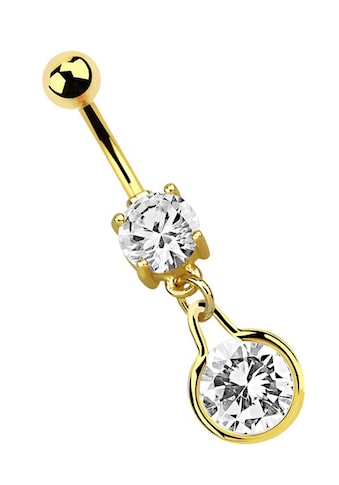 Bauchnabelpiercing »Piercing  Piercing Bauchnabelpiercing«, 316l Stahl goldene Banane...