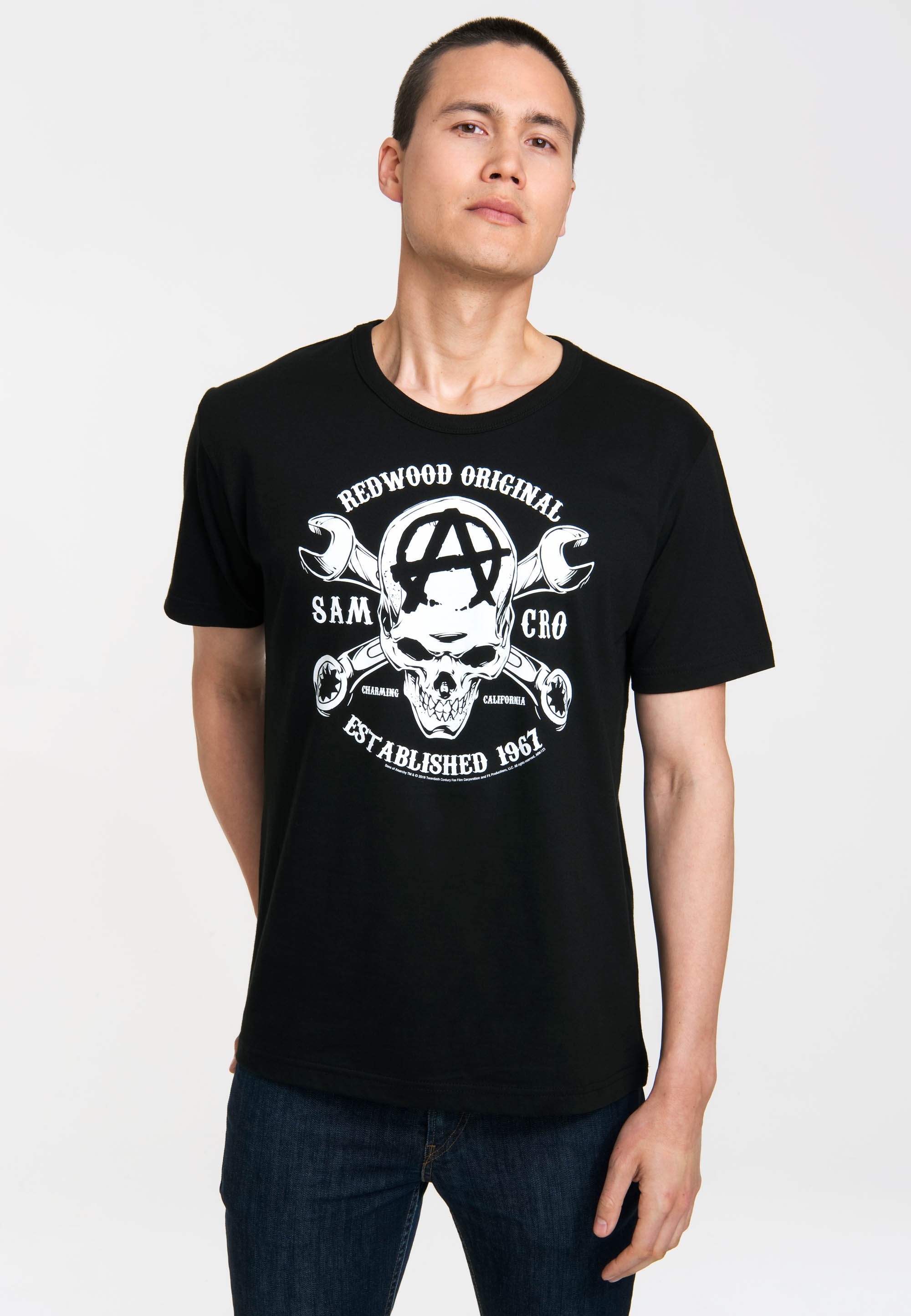 LOGOSHIRT T-Shirt »Sons of Anarchy SAMCRO«, mit Sons of Anarchy-Print ▷  kaufen | BAUR