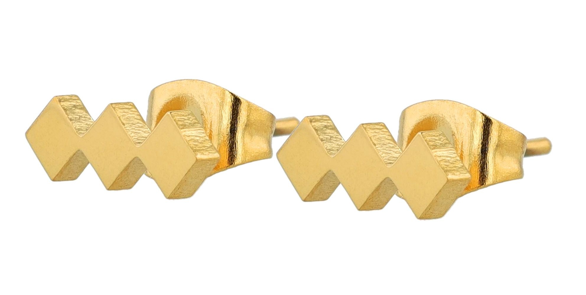 Paar Ohrhänger ADELIA´S "Damen Ohrringe – Ohrstecker aus Edelstahl", Damen, Gr. Damen, Edelstahl, gold, Ohrringe, Ein kleines Geschenk mit großer Wirkung 9