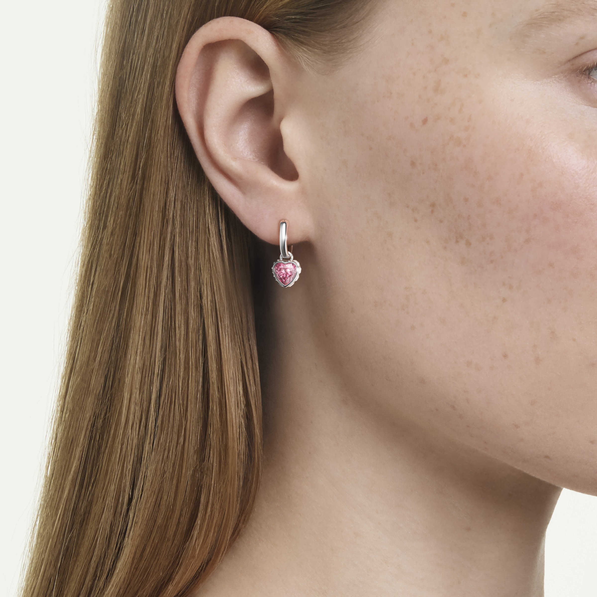 Swarovski Paar Creolen »Schmuck Geschenk CHROMA Ohrringe« mit Swarovski® Kristall - Einhänger abnehmbar