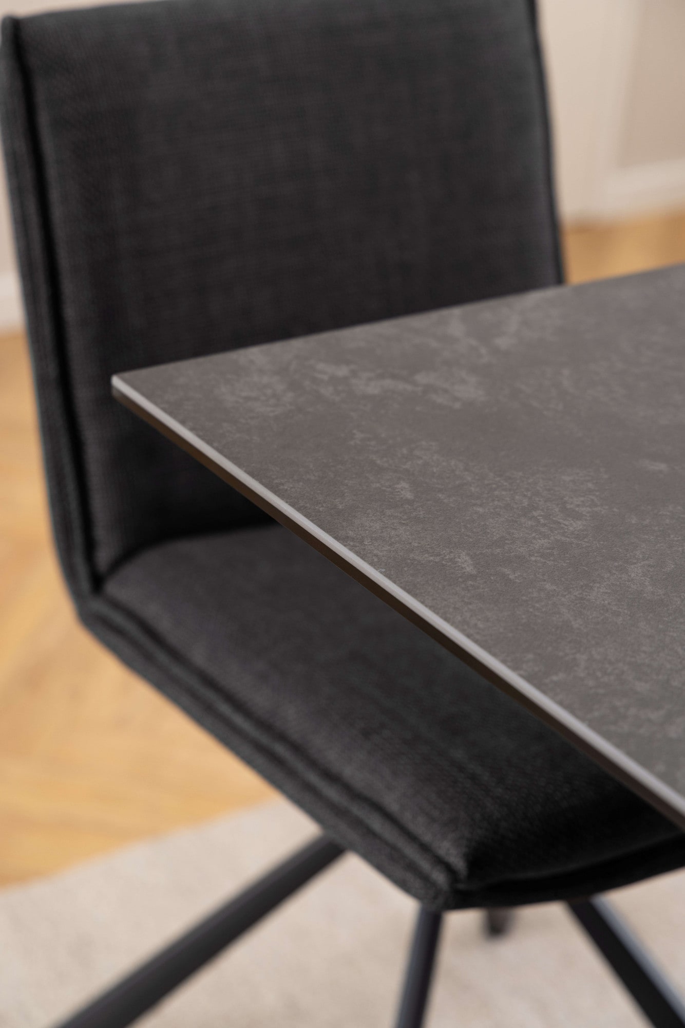 ACTONA GROUP Esstisch »Heaven«, Tisch, Tischplatte aus Keramik, Kreuzgestell, 135x80x75.5cm