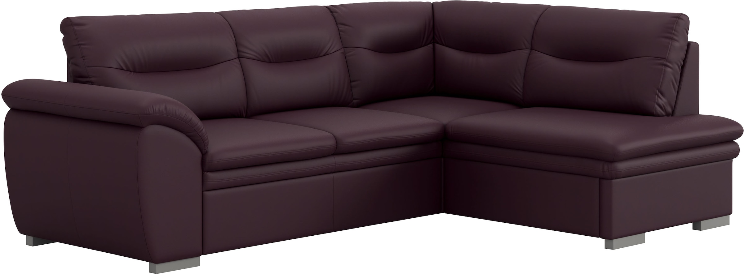 COTTA Ecksofa »Leandra L-Form«, wahlweise mit Bettfunktion & Bettkasten