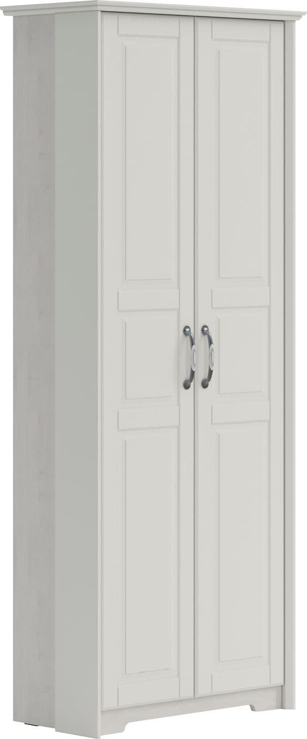 Home affaire Garderobenschrank »Evergreen«, UV lackiert, mit Soft-Close- Funktion und ausziehbarer Kleiderstange | BAUR | Garderobenschränke