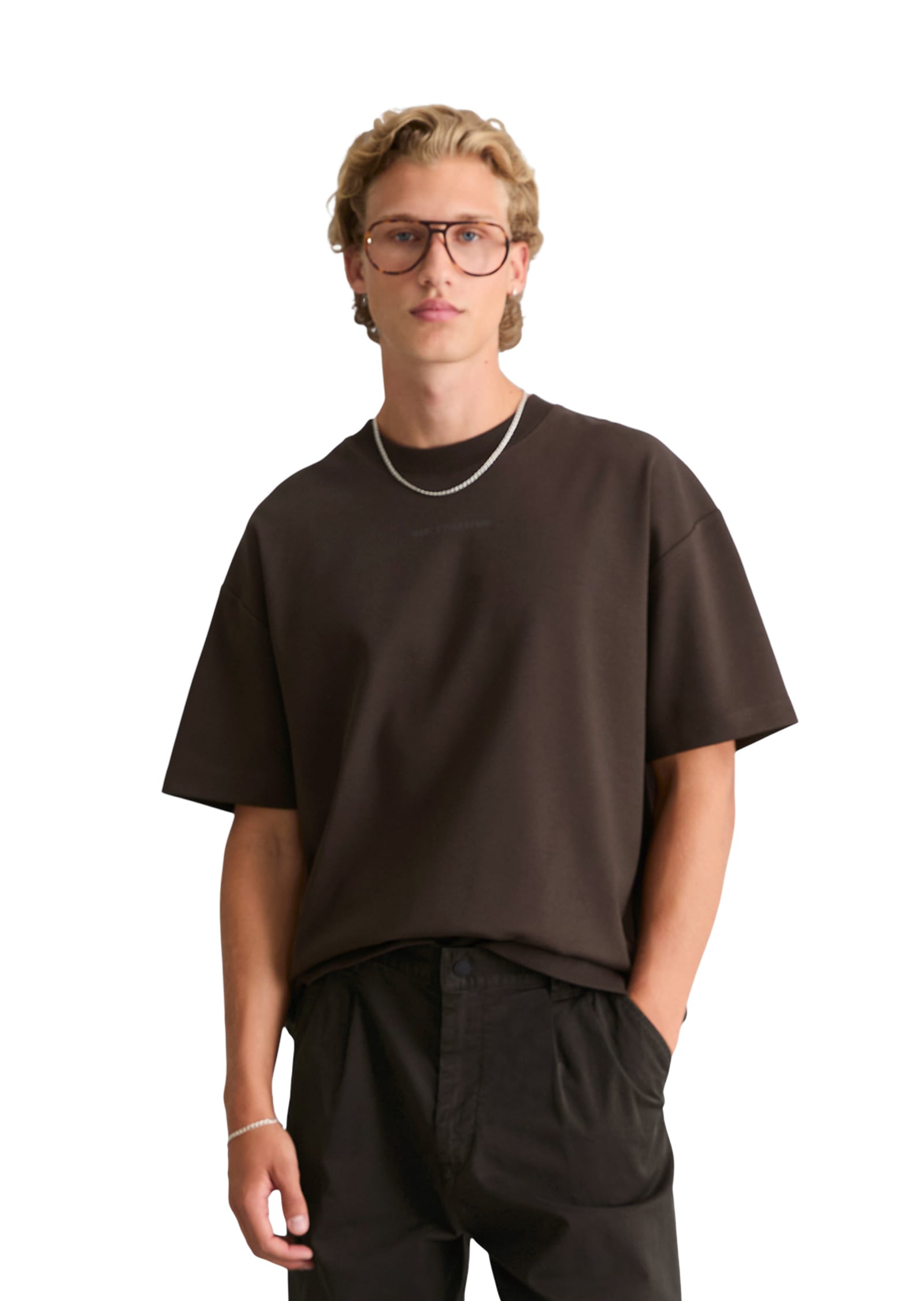 Marc OPolo DENIM T-Shirt "aus schwerem Interlock Jersey"
