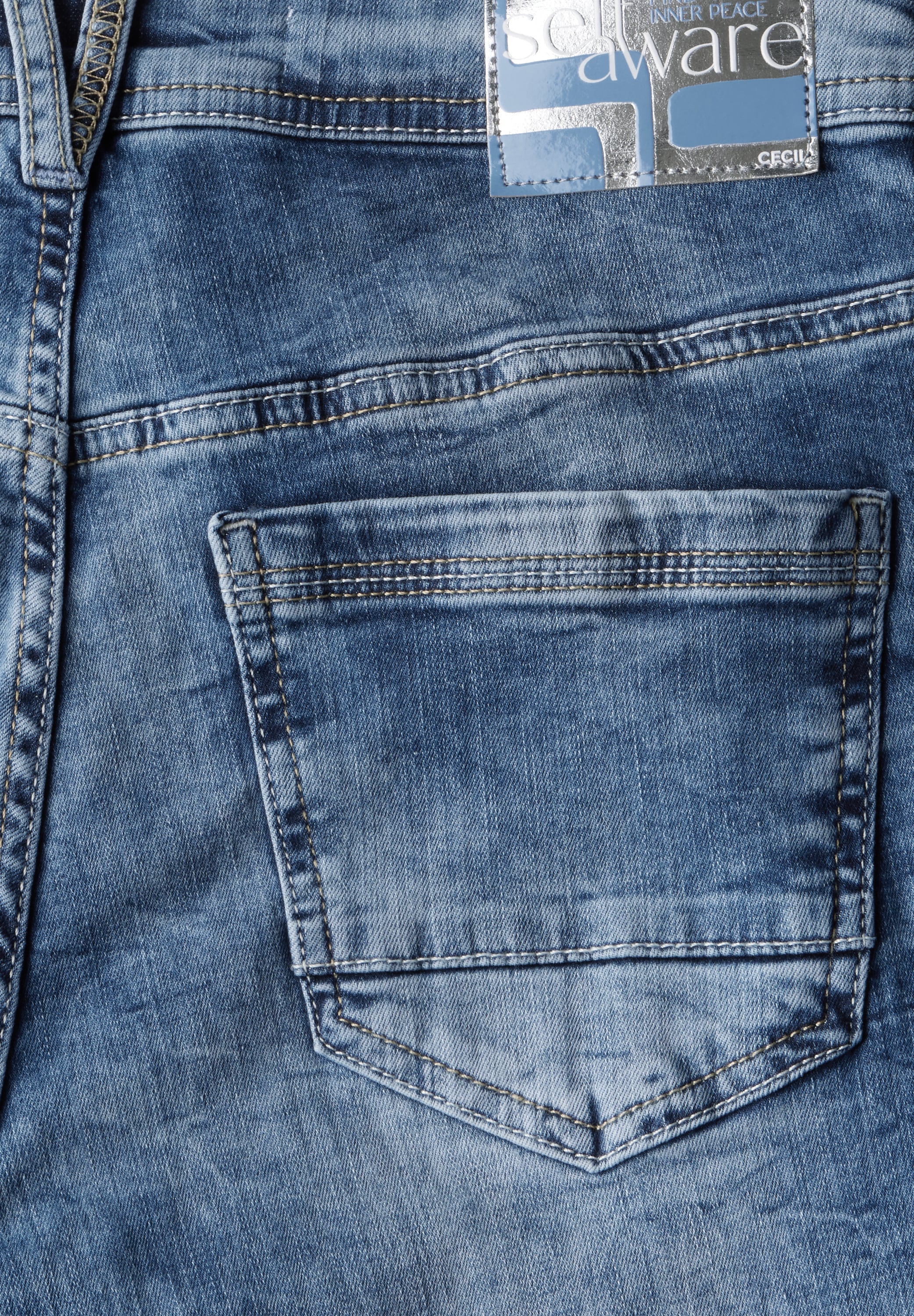 Cecil Comfort-fit-Jeans, aus Baumwolle mit Stretchanteil