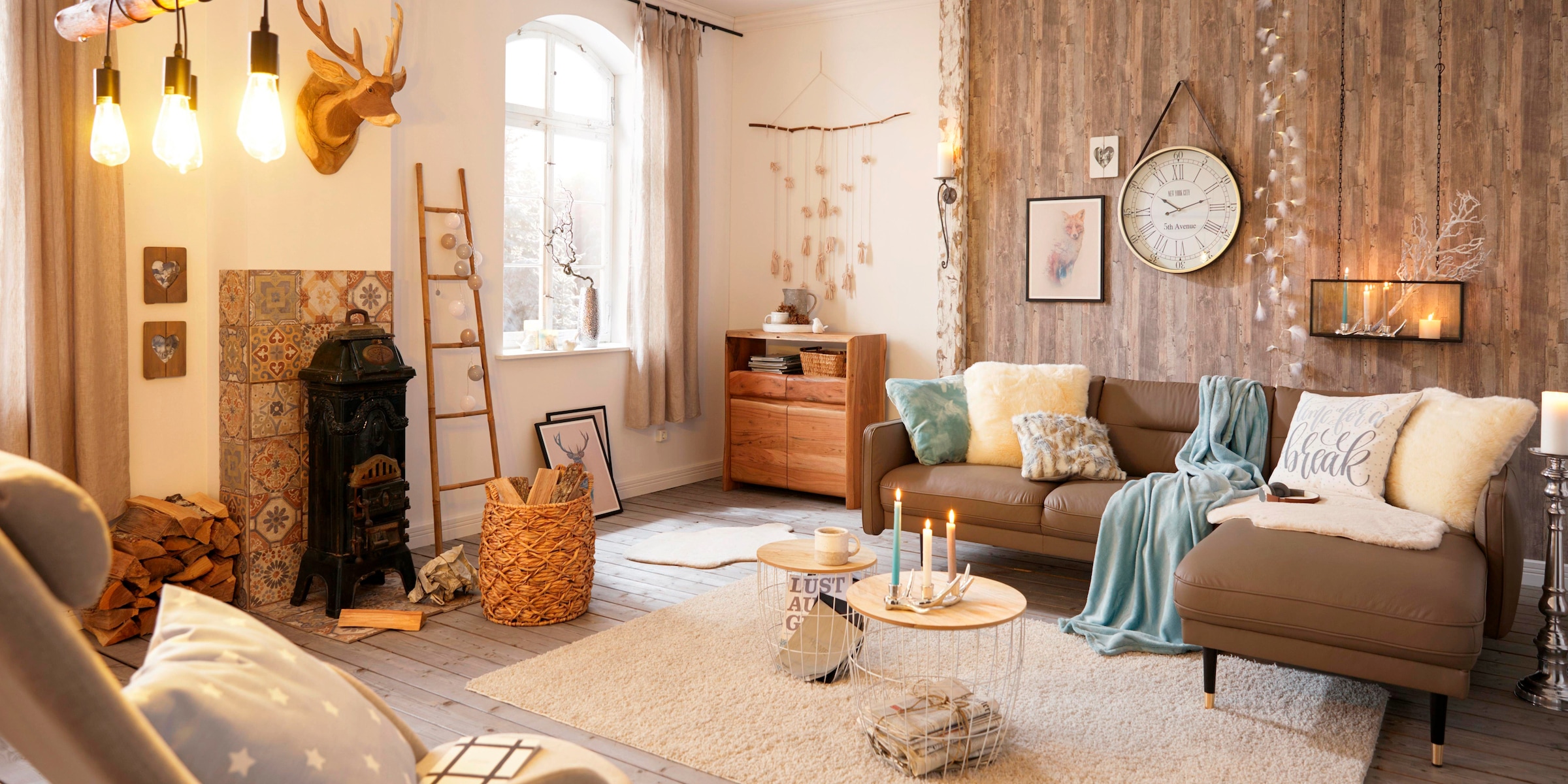 Komar Bild »Animals Forest Fox« Tiere 1 Stk. tlg. Wandbild zur Dekoration - ohne Rahmen