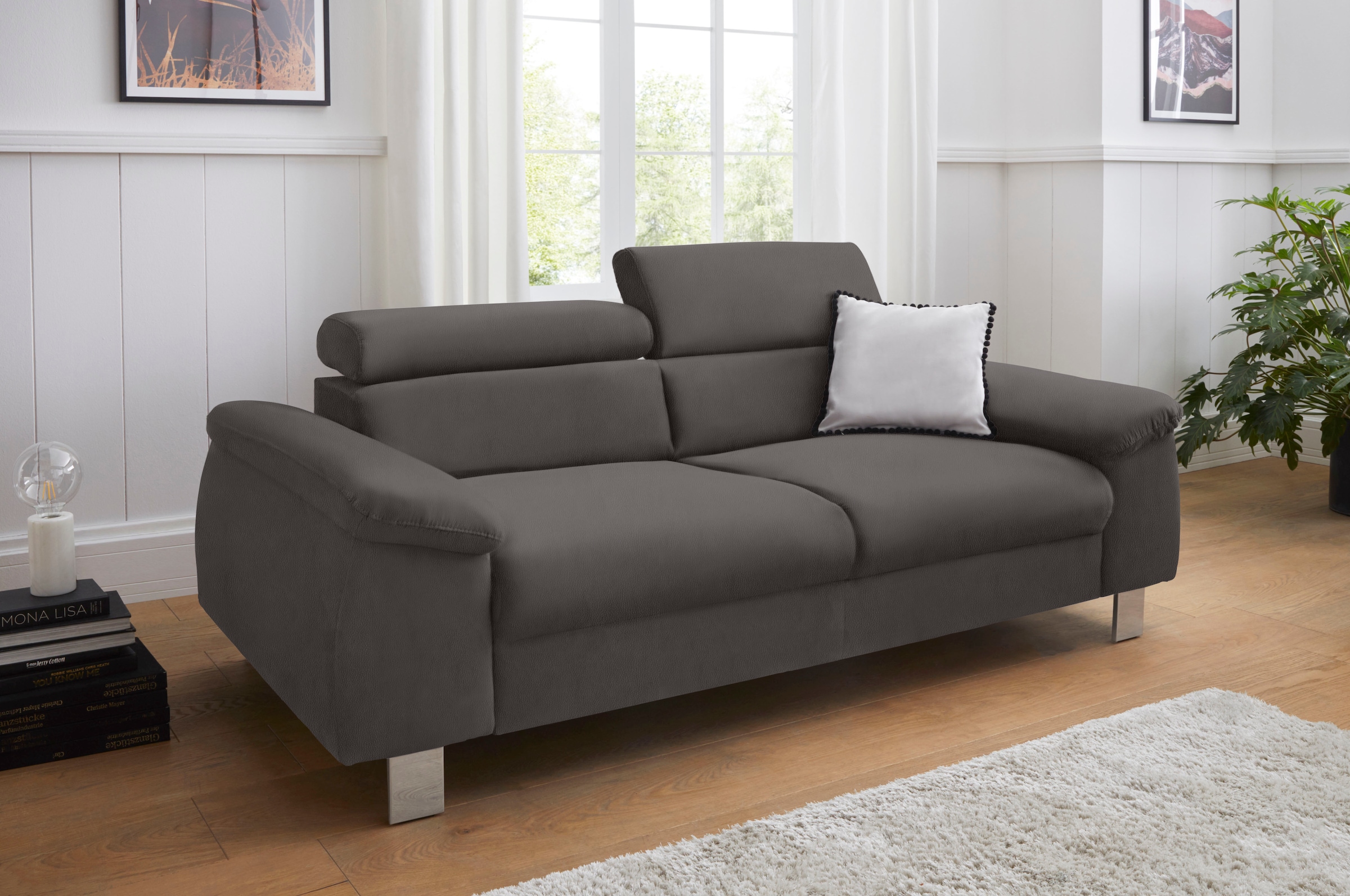 COTTA 3-Sitzer "Komaris, B: 193 cm" mit Kopfteilverstellung günstig online kaufen