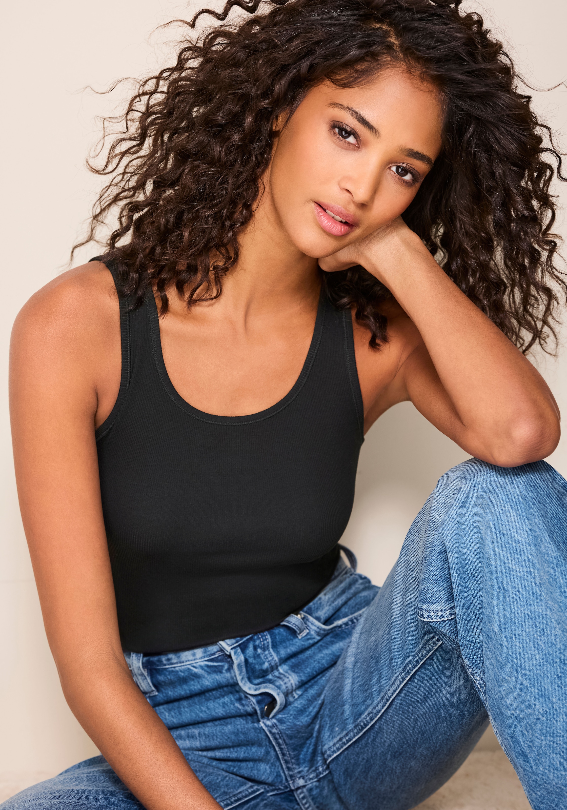 Copenhagen Studios Achseltop, aus elastischer Baumwoll-Ripp-Qualität günstig online kaufen