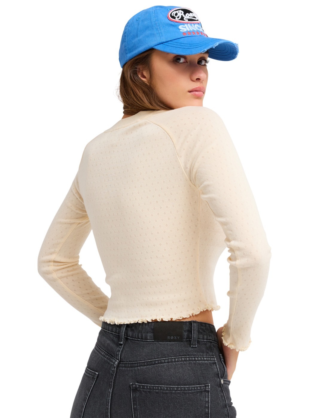 Roxy Langarmshirt »Time Off Pointelle«