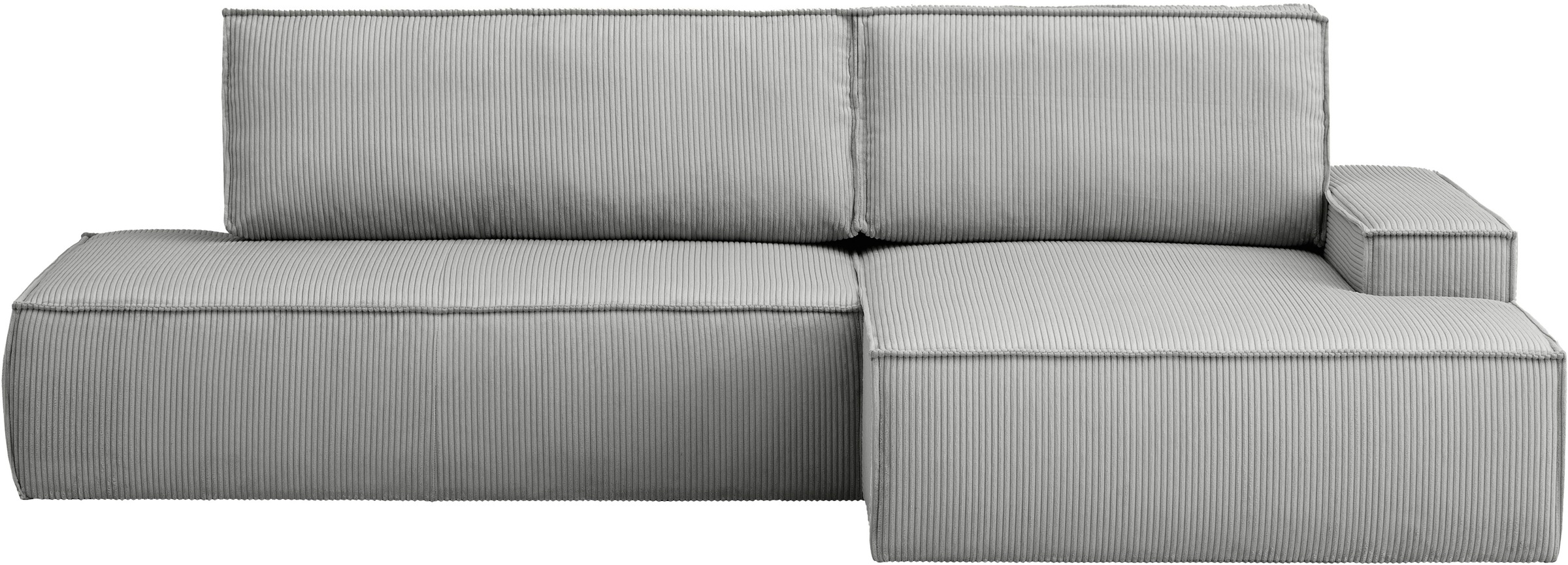 Home affaire Ecksofa "SHERWOOD, Schlafsofa in L-Form offen (275cm), Cord, L günstig online kaufen