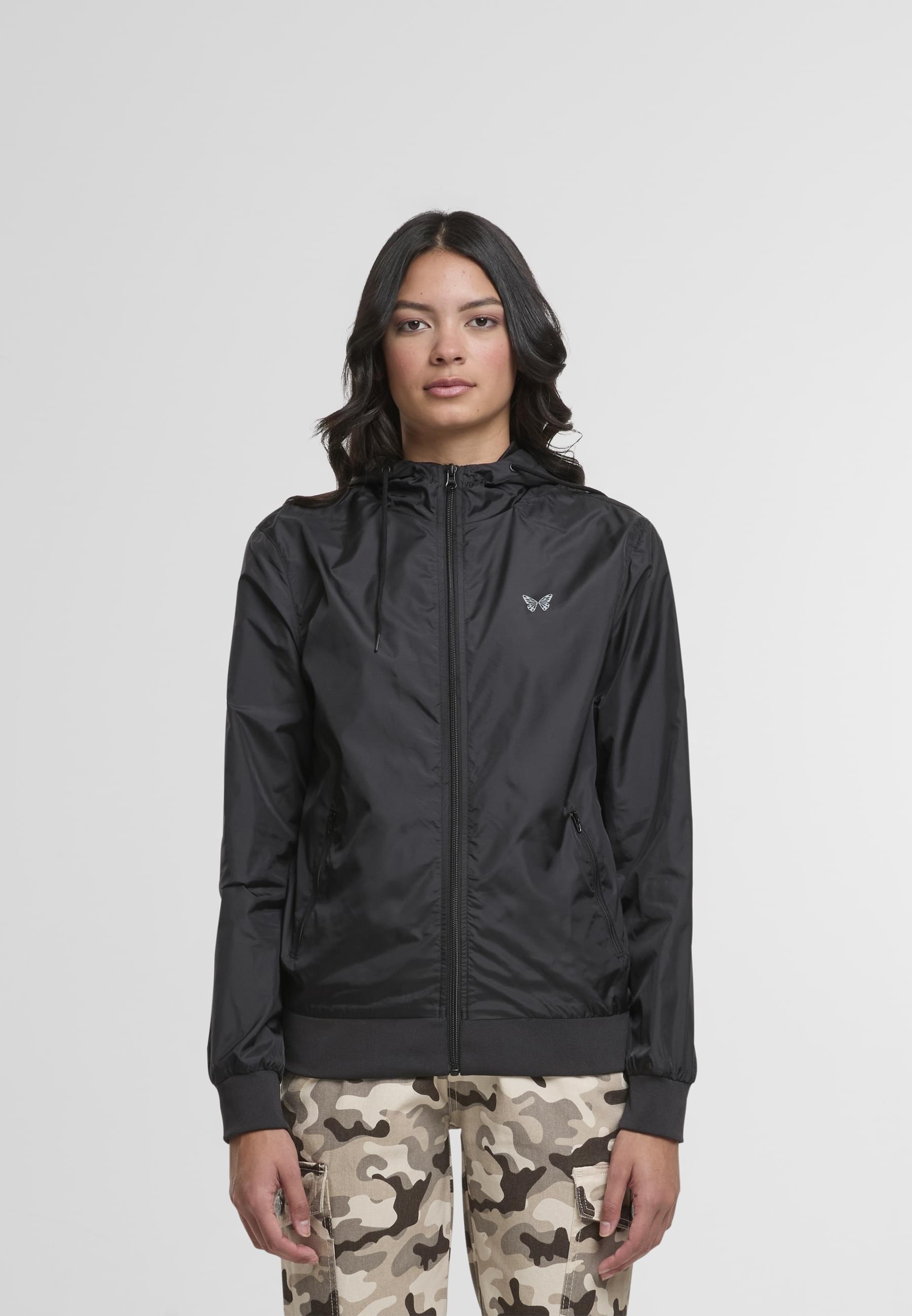 Miss Tee Windbreaker »Miss Tee Fly Away Ladies Windrunner« 1 Stk. tlg. mit Kapuze