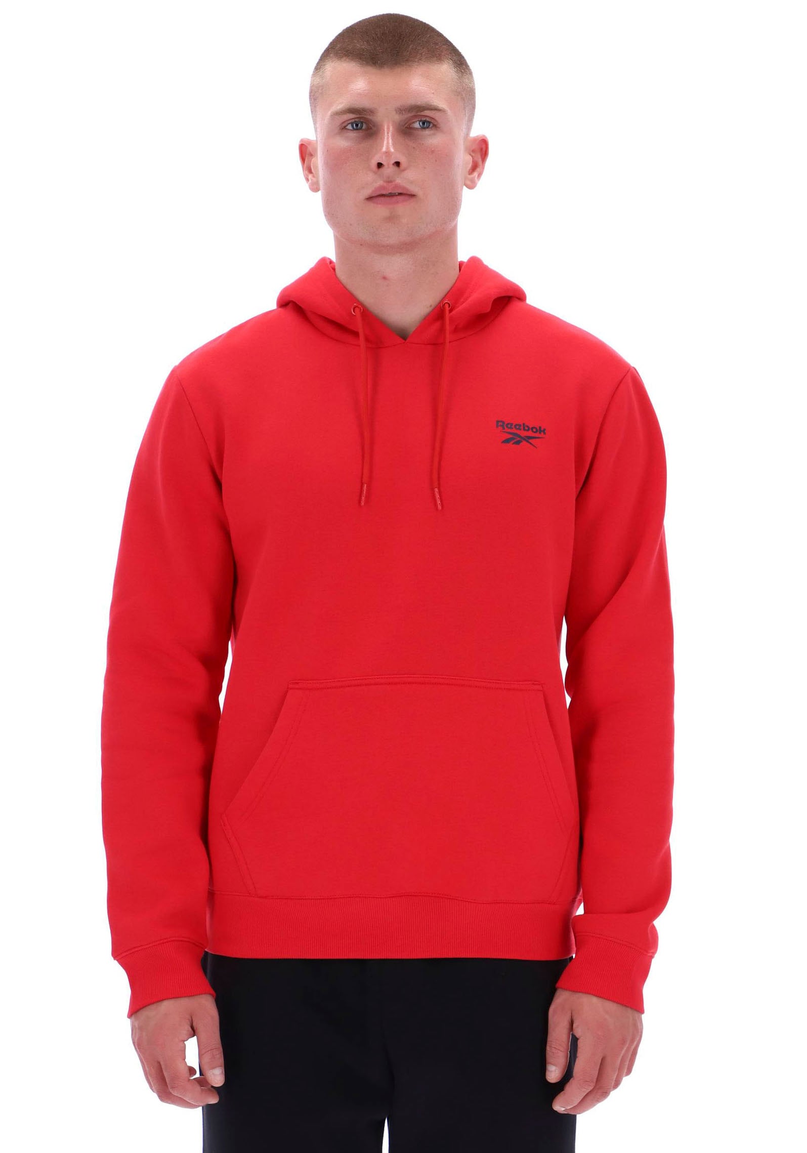 Reebok Kapuzensweatshirt "NOAH SMALL LOGO HOODY", mit Kapuze, aus Baumwolle und Polyester, in mehreren Größen erhältlich