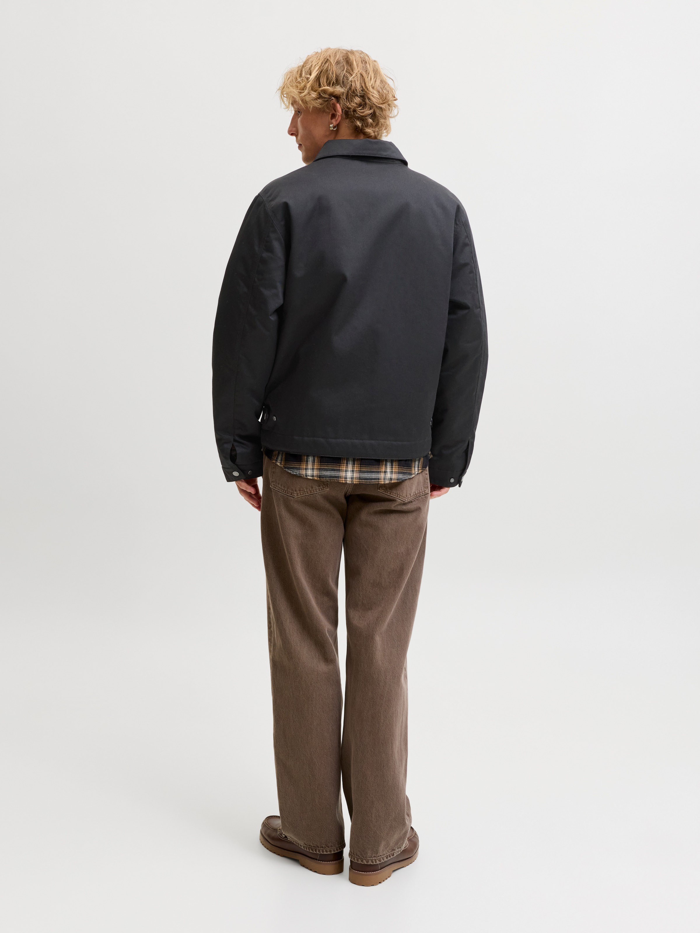 Jack & Jones Kurzjacke »JJECOLTON WORKER JACKET NOOS« Materialmix, regular fit