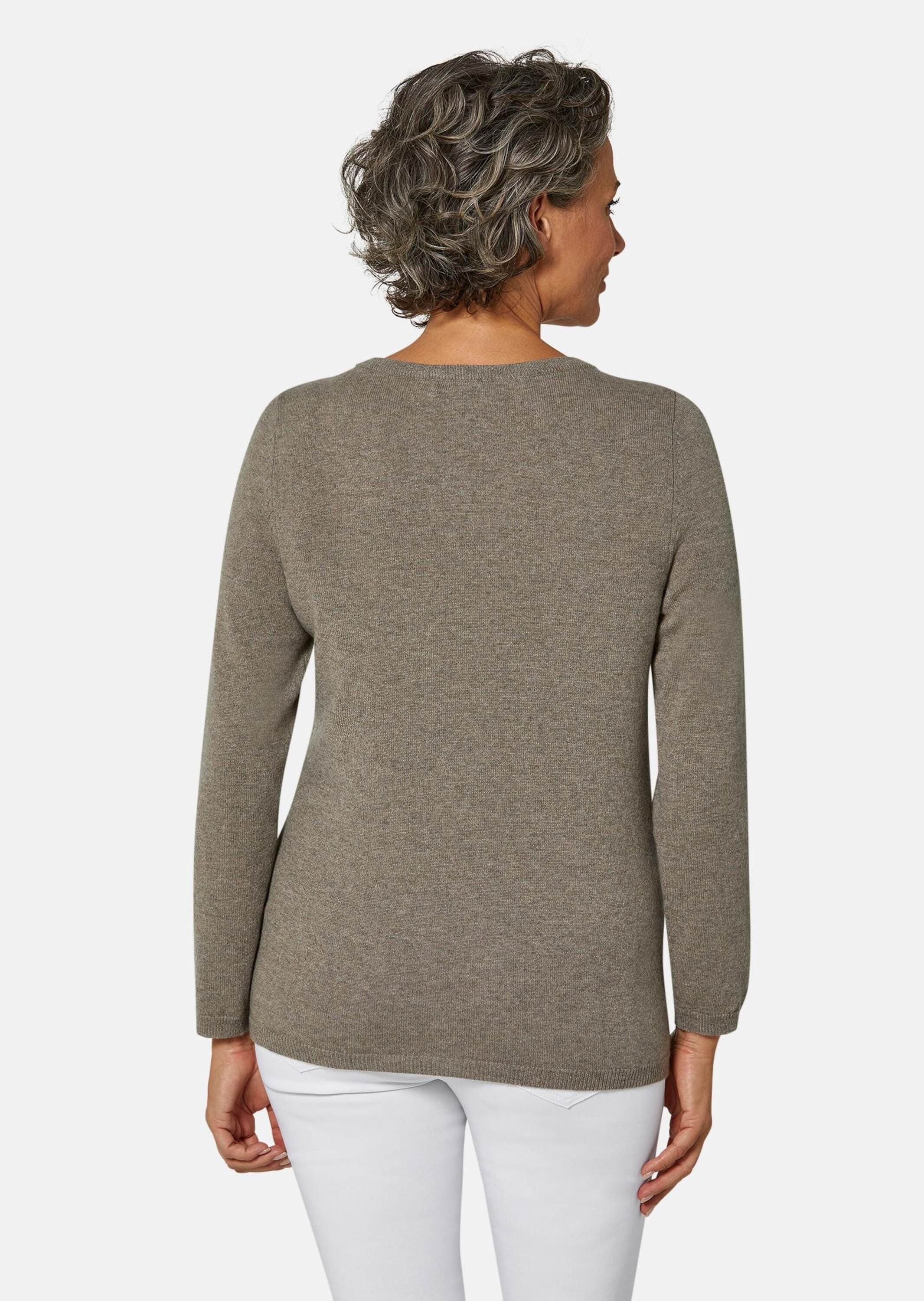 GOLDNER Strickpullover »Kaschmirpullover Kaschmirpullover mit U-Boot Ausschnitt«
