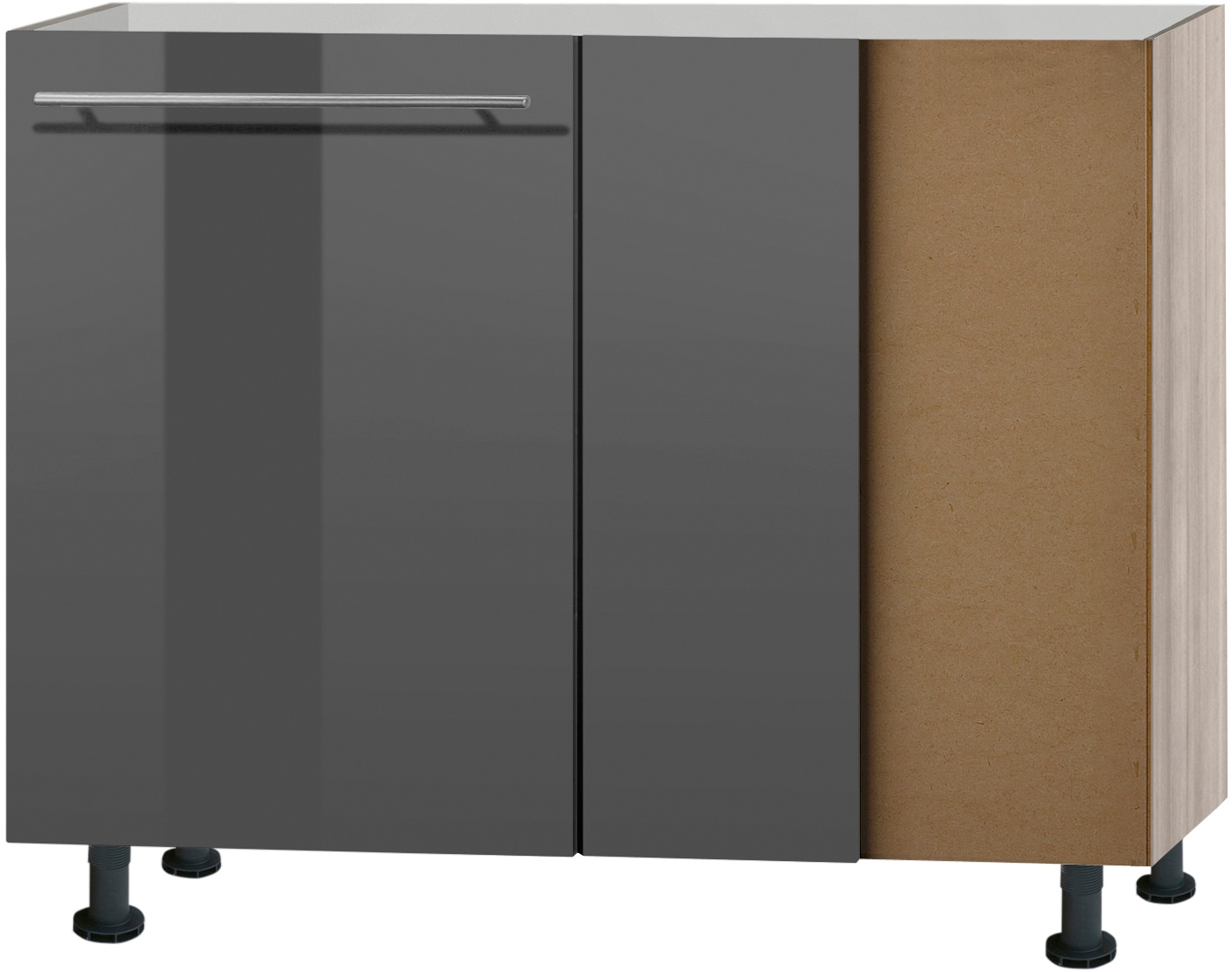 OPTIFIT "Bern" 100 cm breit, mit 1 Tür mit höhenverstellbaren Füßen, mit Metallgriff