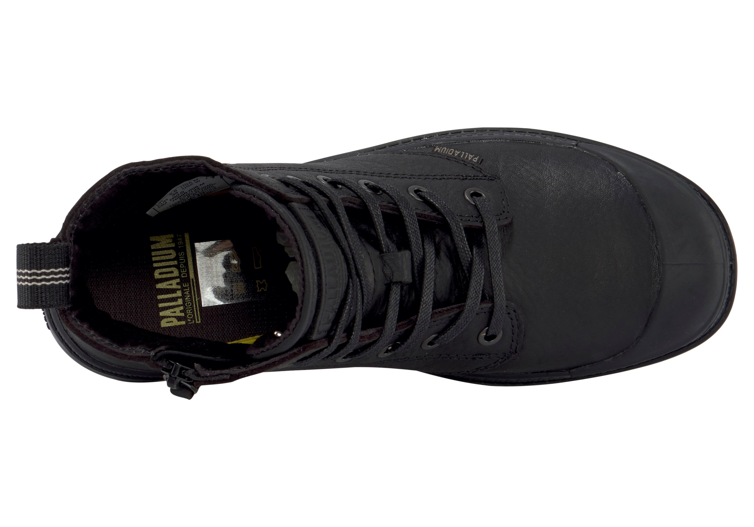Palladium Schnürboots »PAMPA ZIP LTH ESS«, Schnürstiefelette mit Reißverschluss