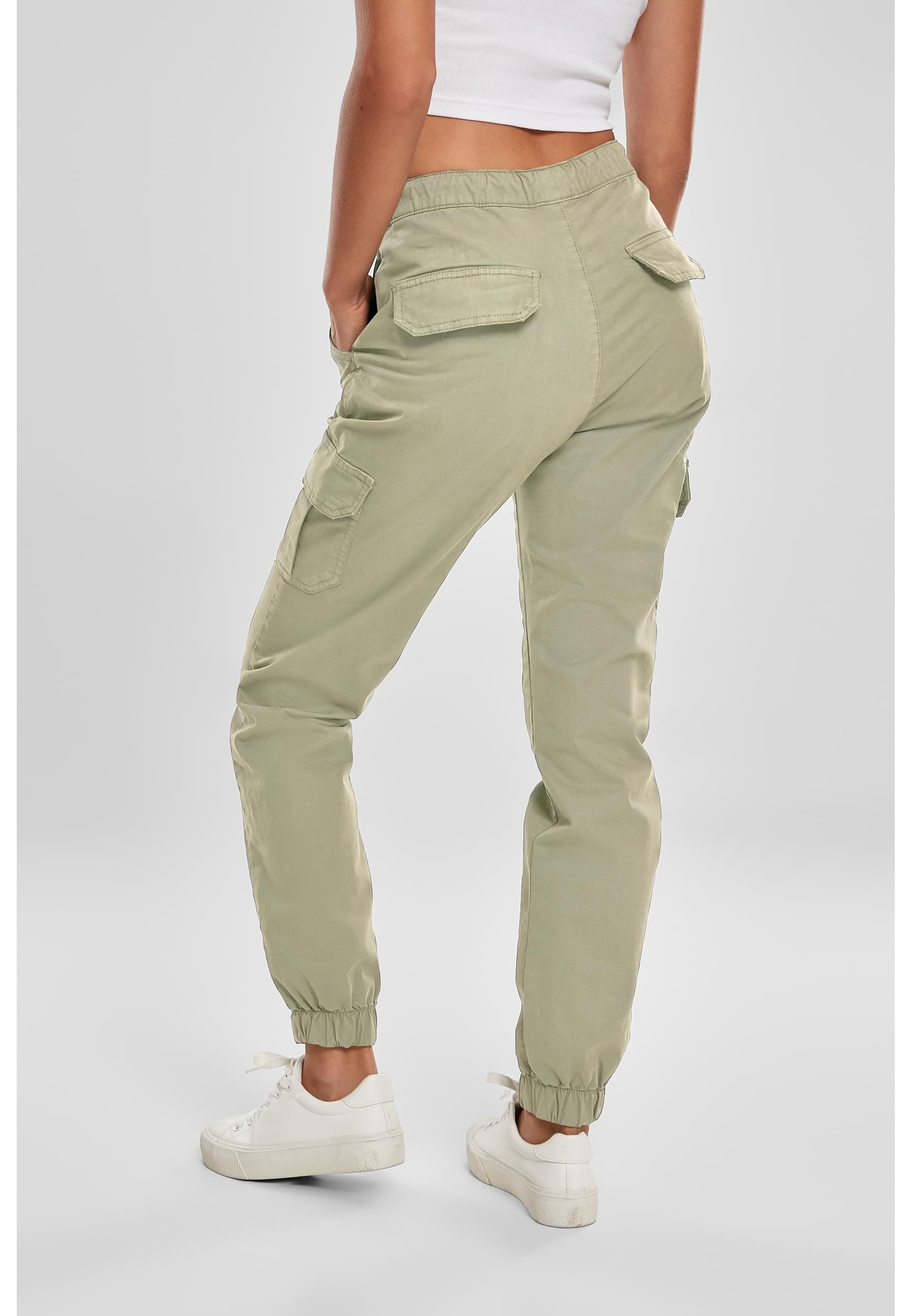URBAN CLASSICS Cargohose »Urban Classics Damen Ladies High Waist Cargo Jogging Pants«, (1 tlg.)