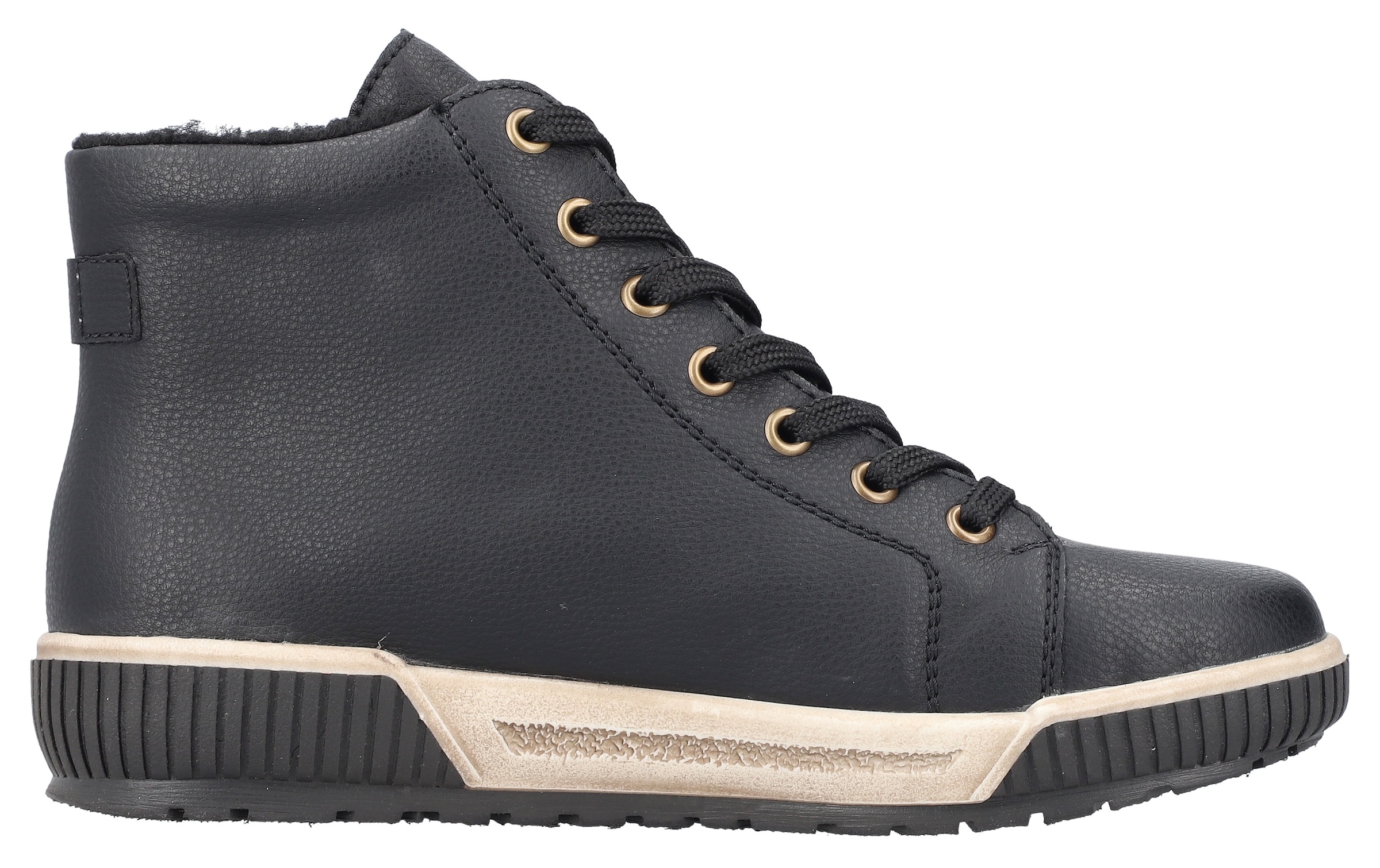 Rieker Winterboots, Schnürboots, High Top Sneaker mit praktischem Reißverschluss