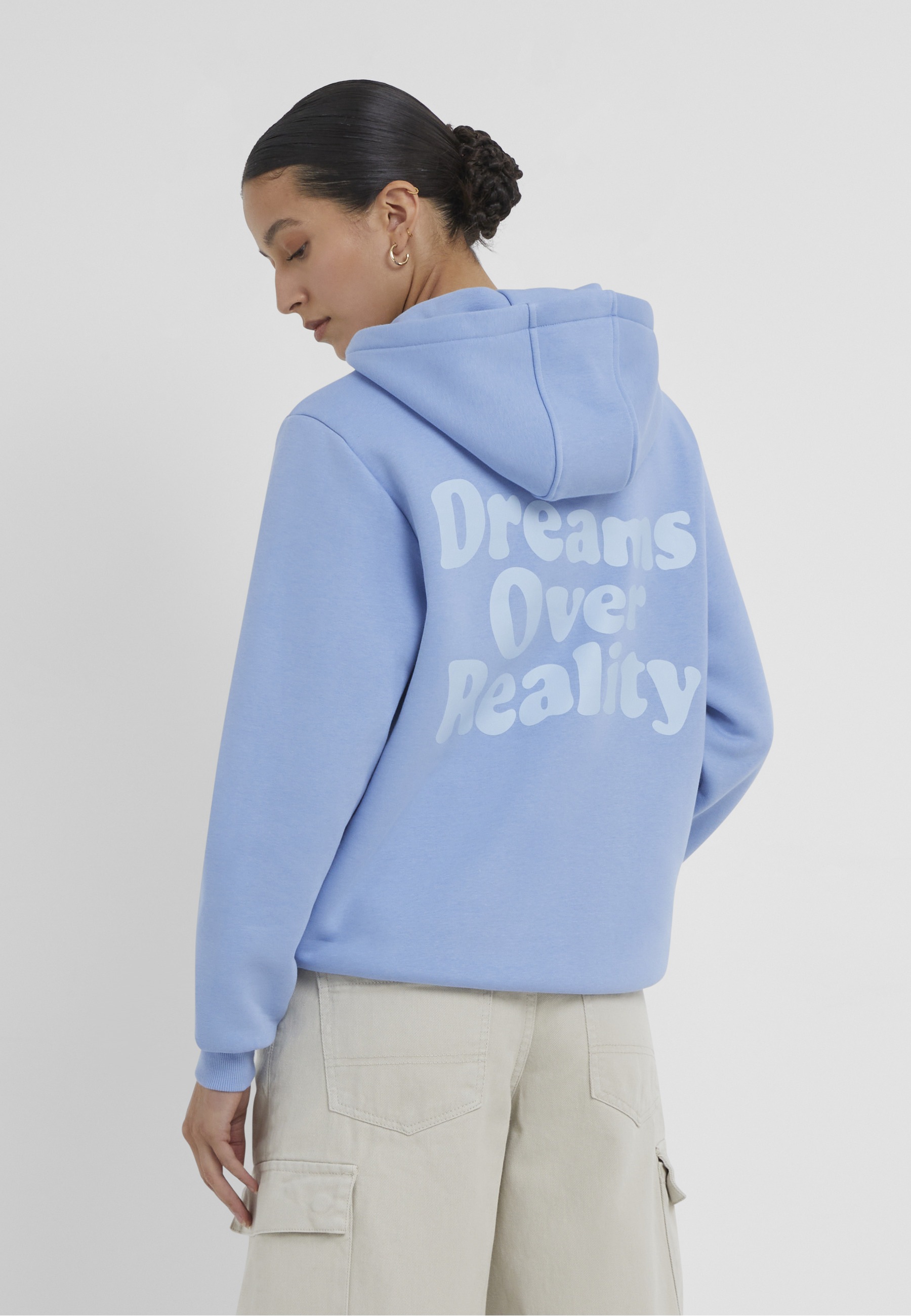 Miss Tee Kapuzensweatshirt »Miss Tee Dreams Over Reality Ladies Fluffy Hoody«
