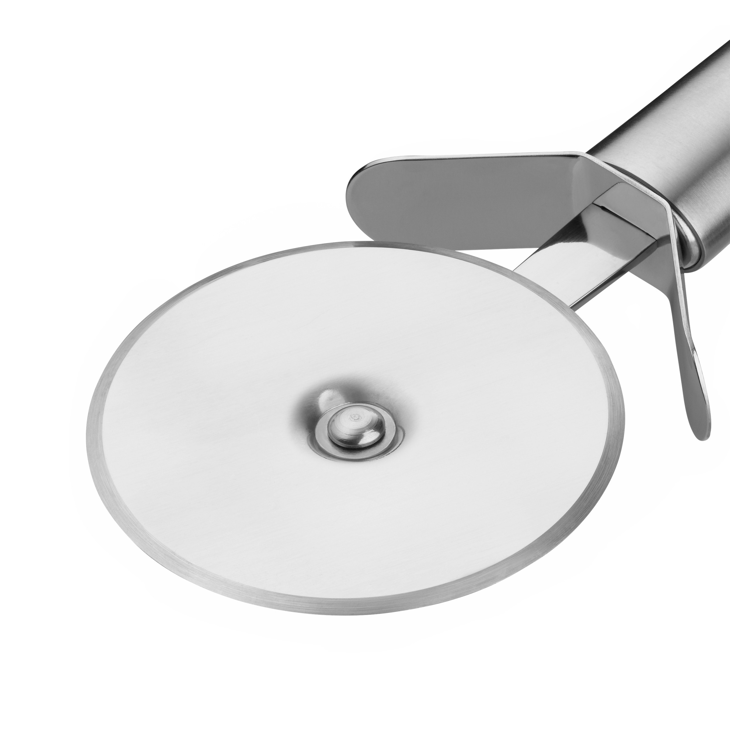 Silit Pizzaschneider »Classic Line«, (1 tlg.), Pizzaschneider 22 cm, scharfes Schneidrad, Fingerschutz, Edelstahl