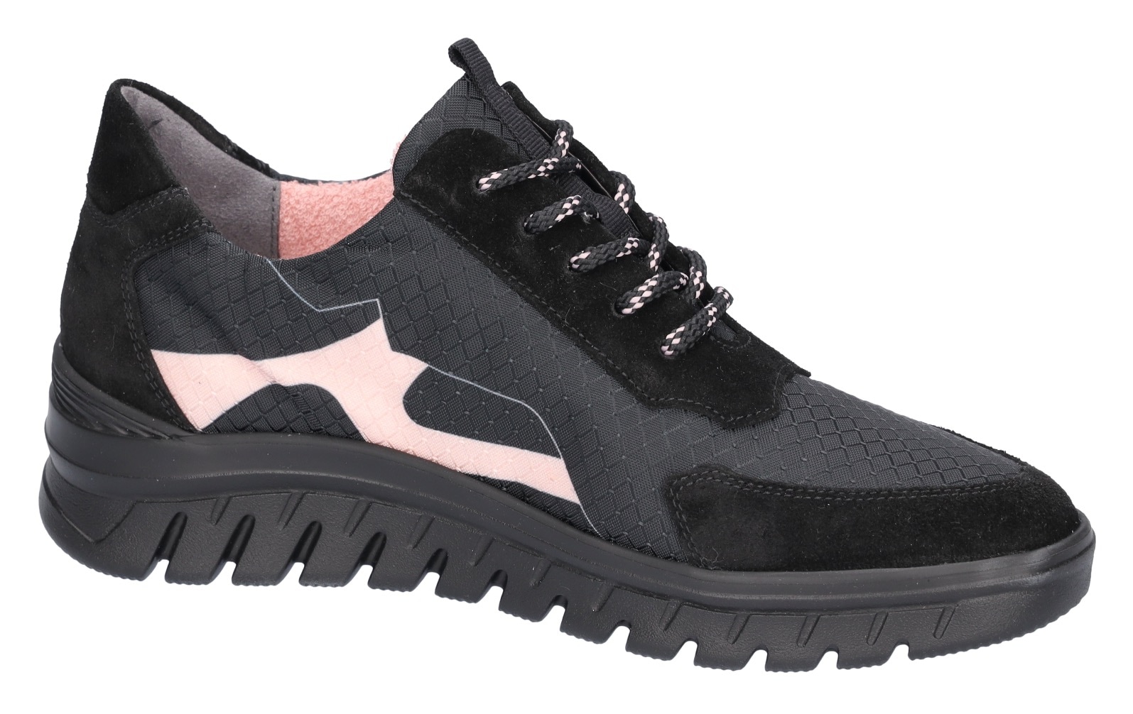 Waldläufer Keilsneaker »H-BIGGI«, Schnürer, Halbschuh, Freizeitschuh mit Kontrastnaht, Weite H