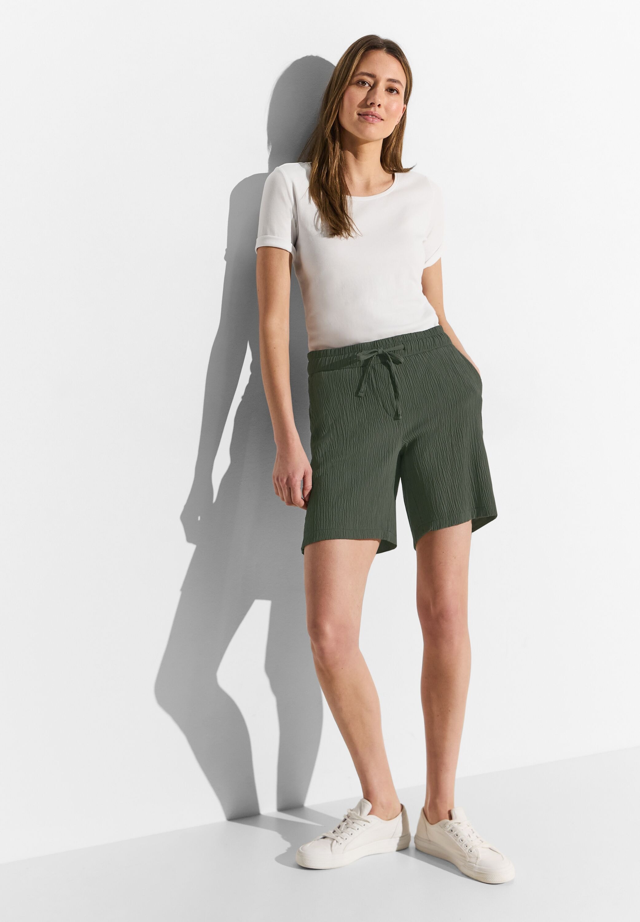 Cecil Shorts, softer Materialmix