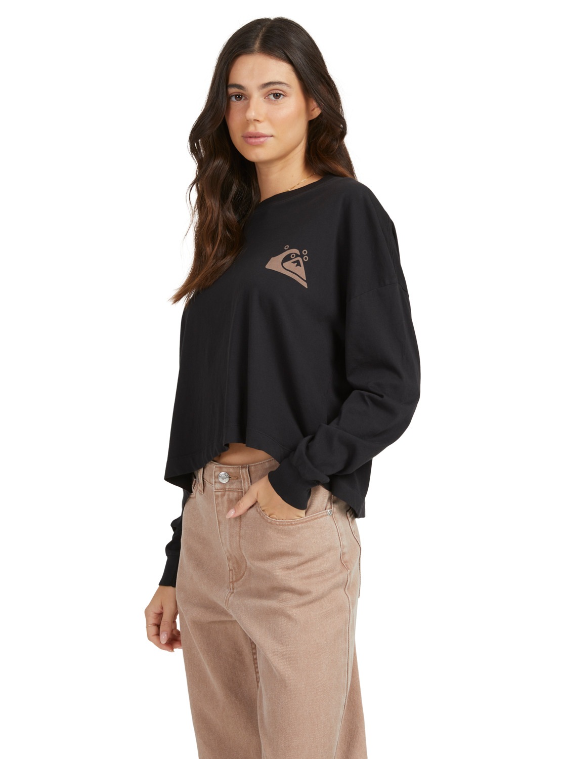 Quiksilver Langarmshirt »Quiksilver Womens Oversized Crop«