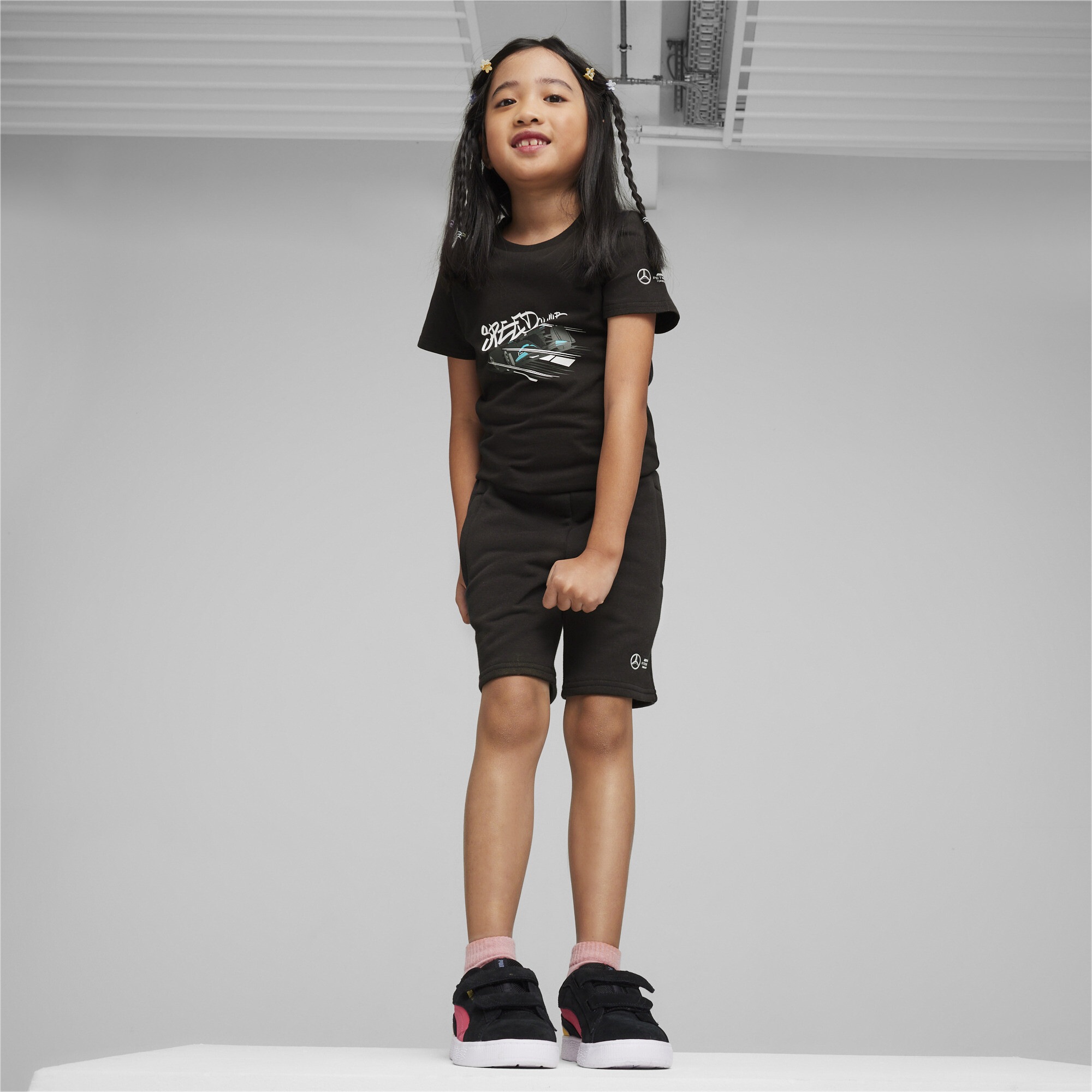 PUMA Sporthose »Mercedes-AMG Petronas Motorsport Shorts Kinder«