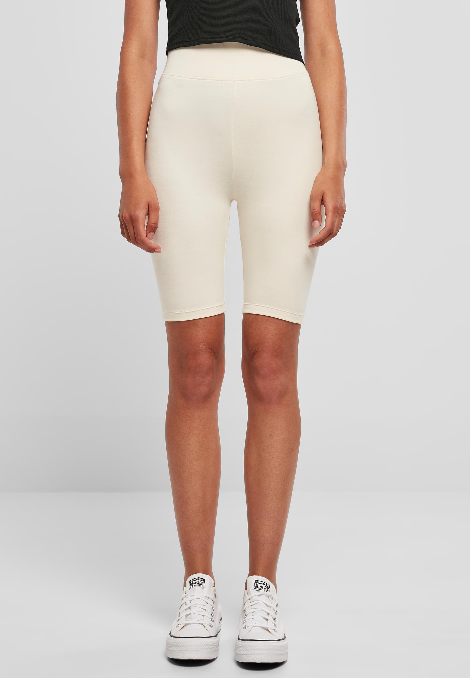 URBAN CLASSICS Stoffhose »Urban Classics Damen Ladies High Waist Cycle Shorts«, (1 tlg.)