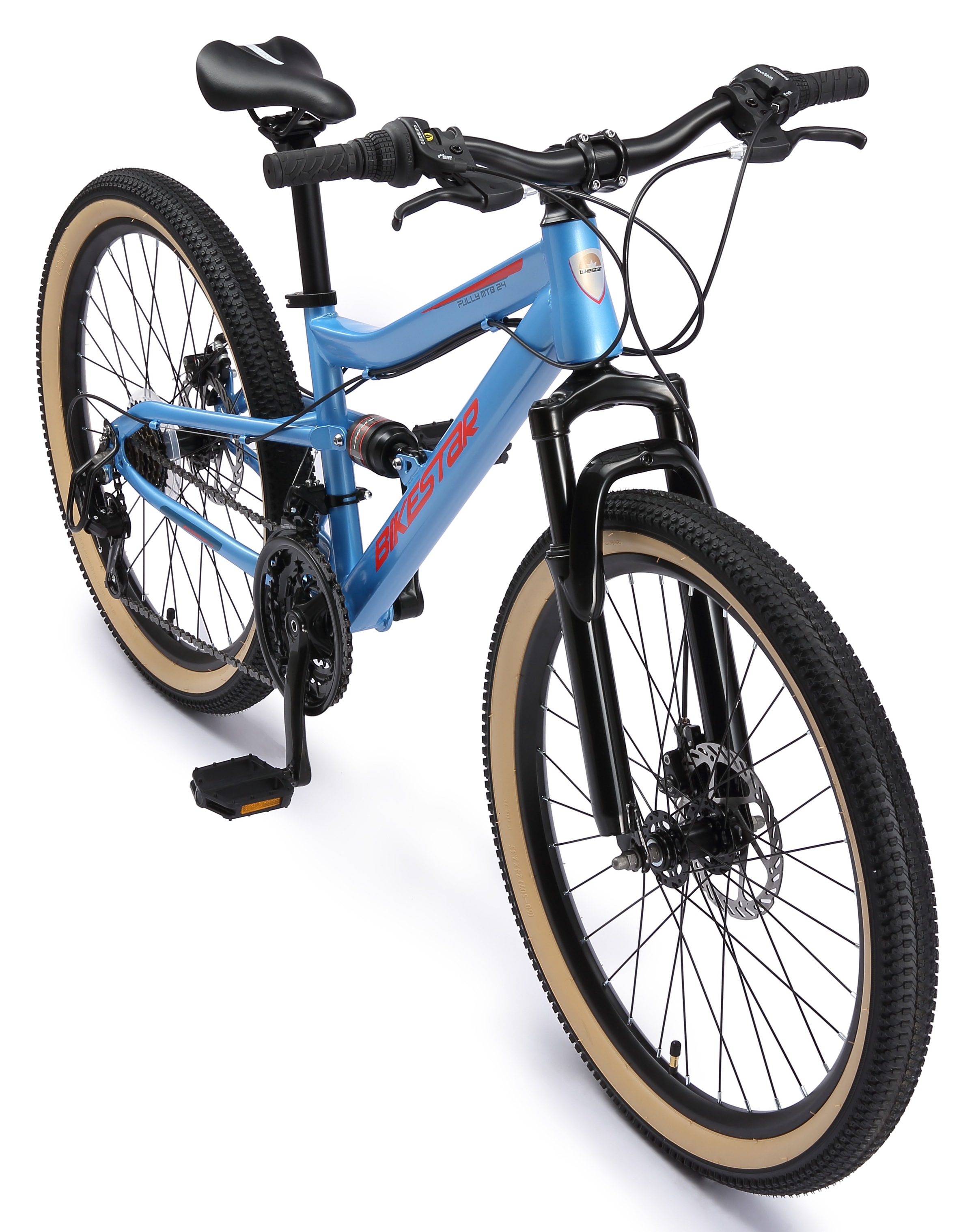 Bikestar Jugendfahrrad 21 Gang Shimano RD-TY21 Schaltwerk Kettenschaltung