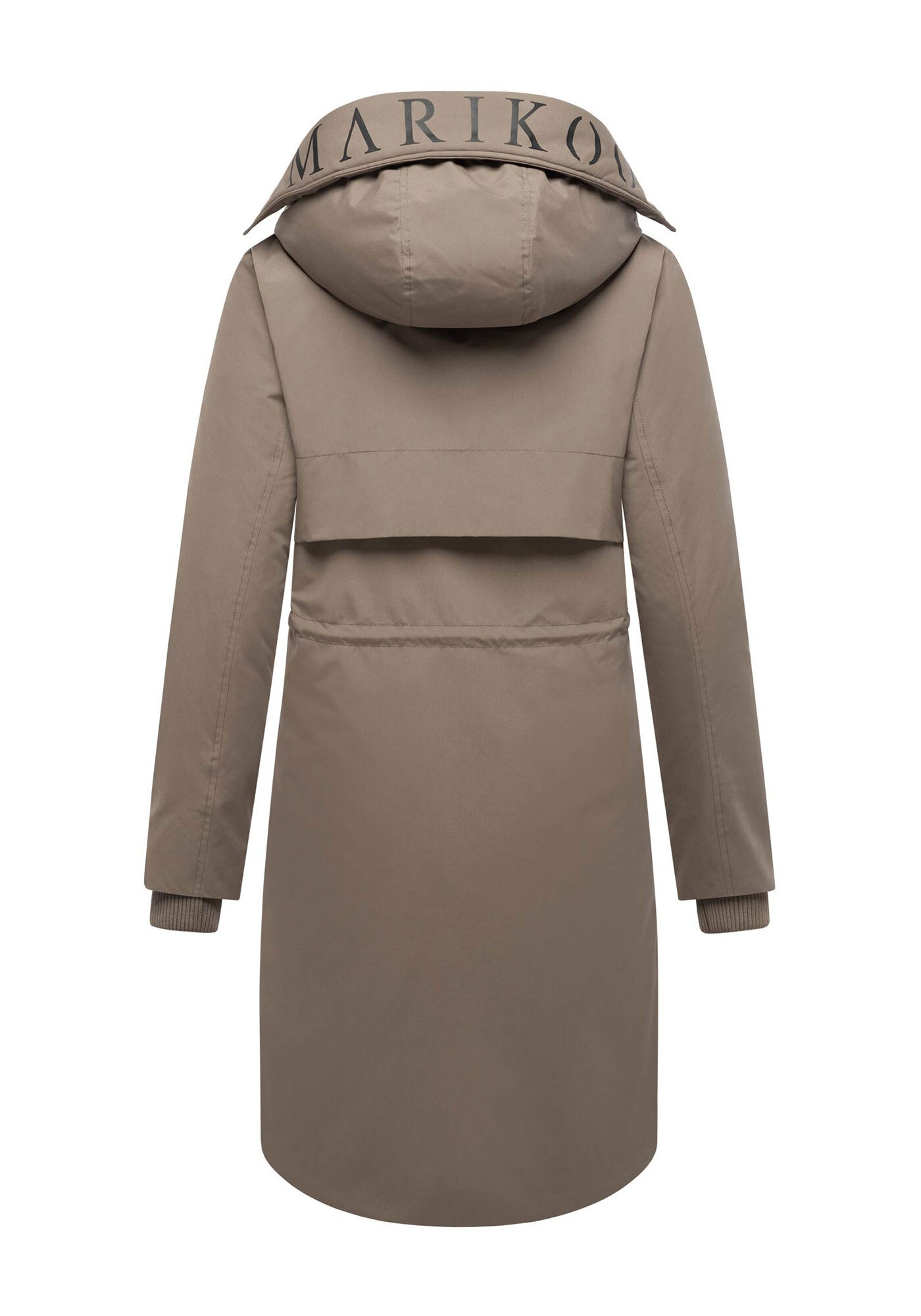 Marikoo Winterjacke »Anoukaa«, langer Parka mit abnehmbarer Kapuze