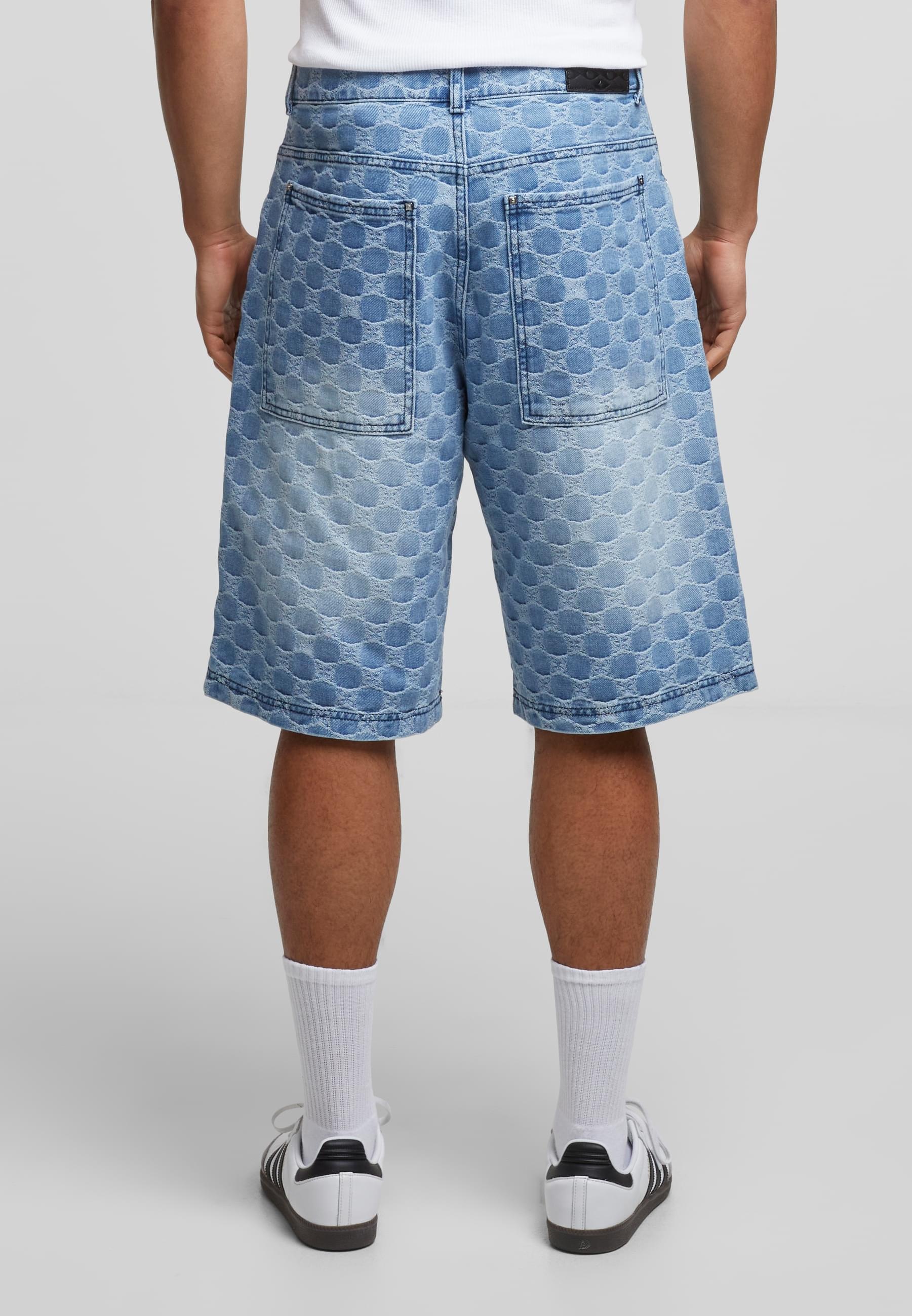 PEQUS Cargoshorts »PEQUS PEQUS Aether Monogram Denim Jorts«, (1 tlg.)