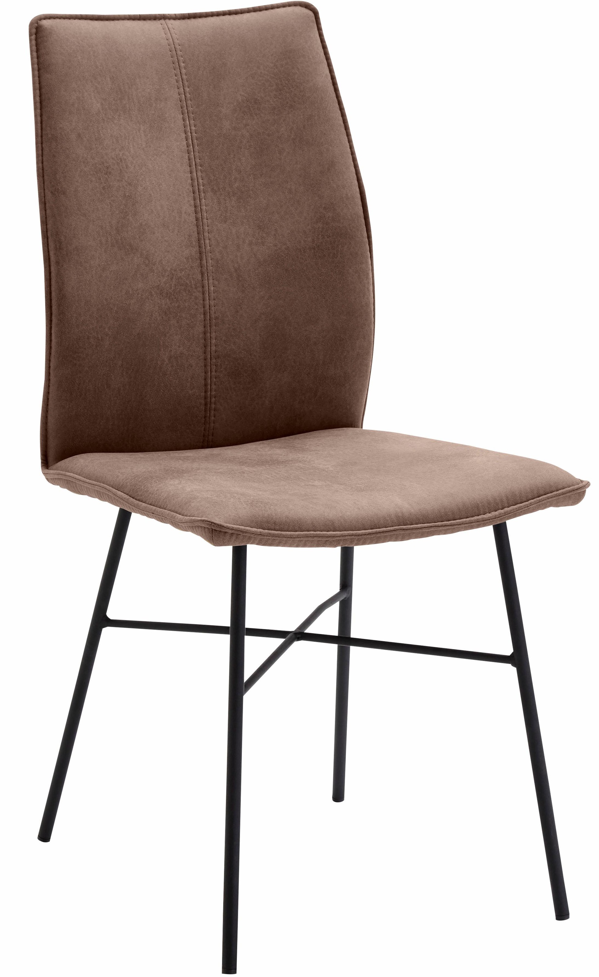 NIEHOFF SITZMÖBEL 4-Fußstuhl "Capri" (Set) 2 Stk.Bezug in Microfaser oder L günstig online kaufen