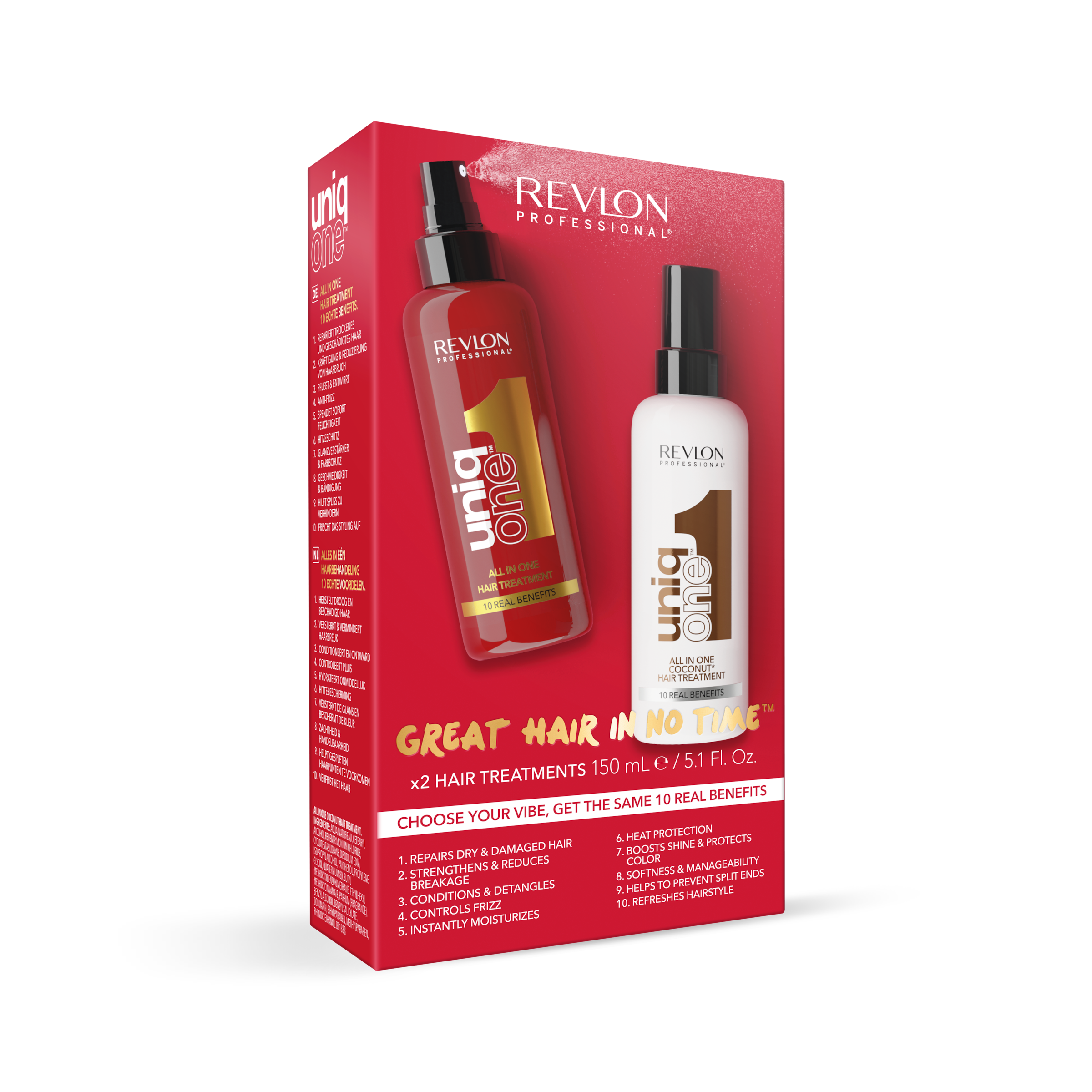 REVLON PROFESSIONAL Haarpflege-Set »UNIQONE ALL IN ONE DUOPACK« Limited Edition