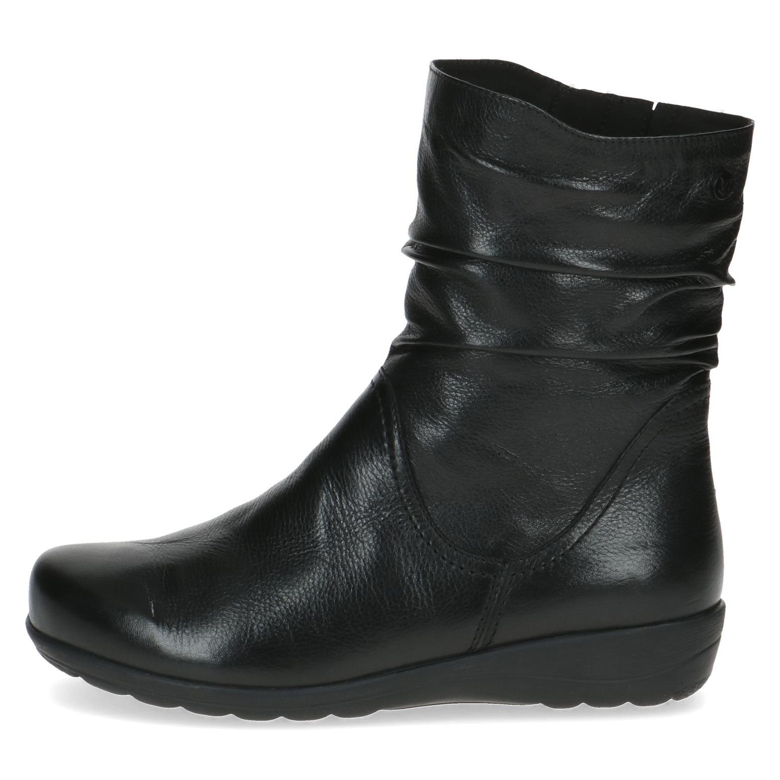 Caprice Snowboots, Keilabsatz, Outdoorboots, Kurzstiefel mit Fellimitat am Schaftrand