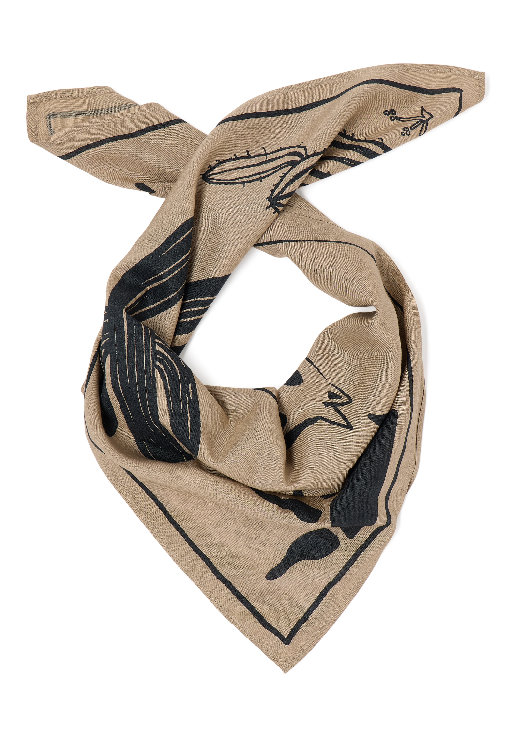 MUSTANG Schal »Damen Style Sunset Boulevard Bandana«