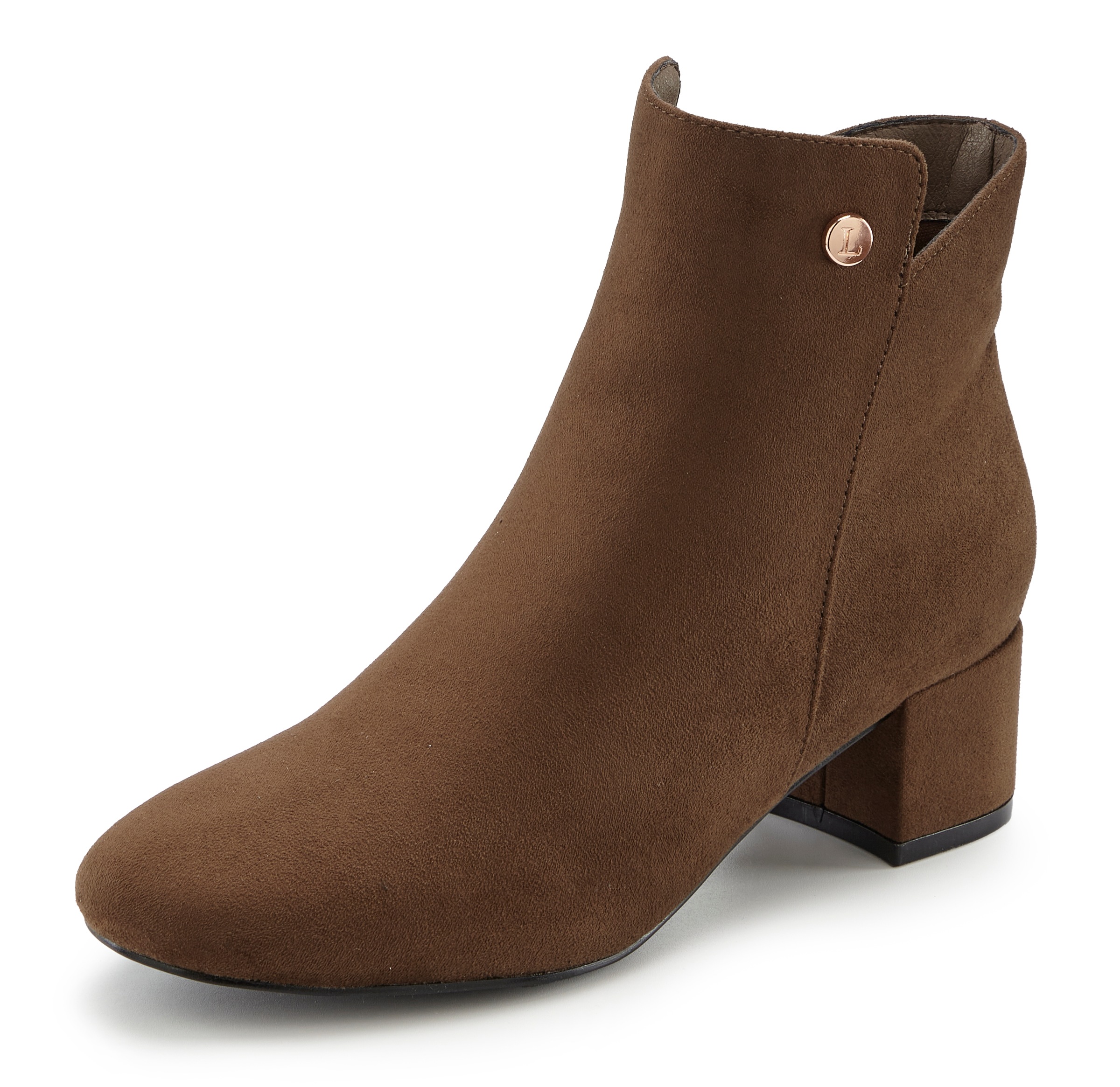 LASCANA Stiefelette, mit bequemen Blockabsatz, Ankle Boots, Stiefel VEGAN günstig online kaufen