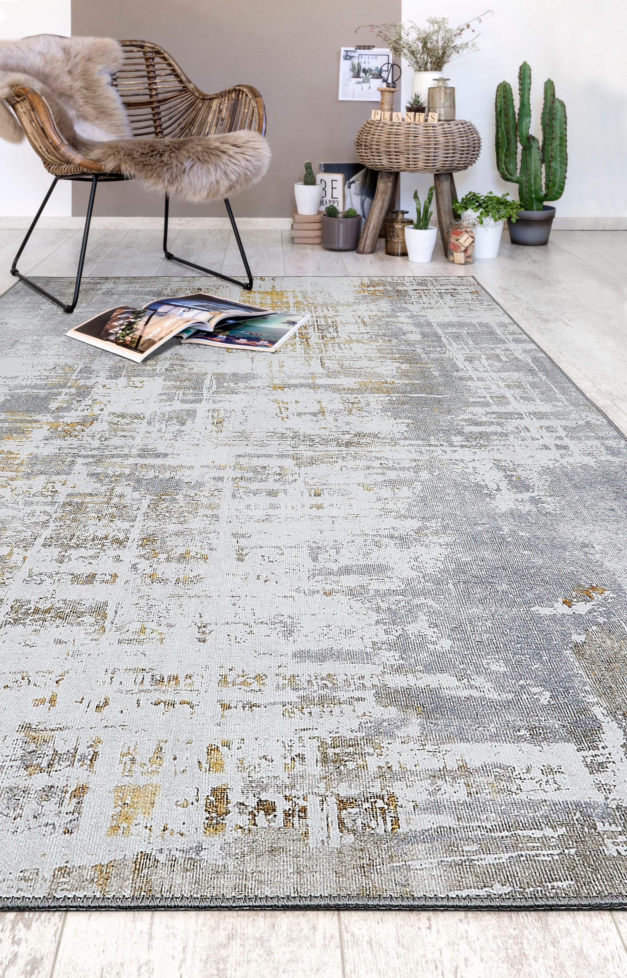 LUXOR living Kilimas »Punto 1« rechteckig 5 mm aukštis Trumpo plauko kilimas raštuotas moderni Design