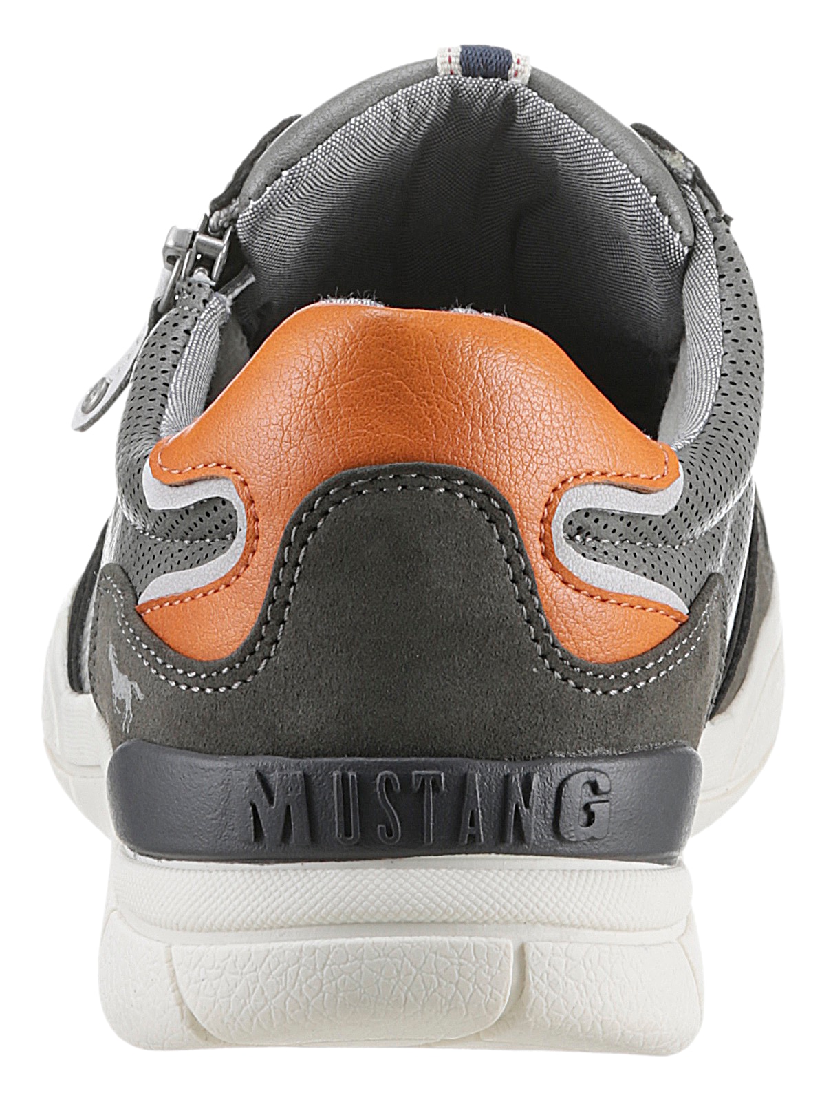 Mustang Shoes Sneaker, mit seitlichem Reißverschluss, Freizeitschuh, Halbschuh, Schnürschuh