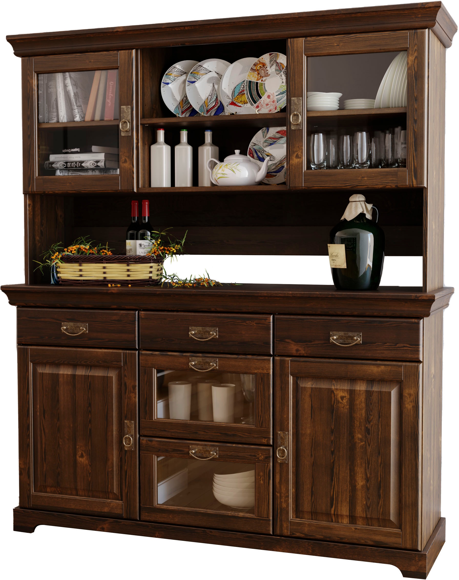 Home affaire Buffet "Rügen", FSC zertifiziertes Massivholz, im Landhausstil günstig online kaufen