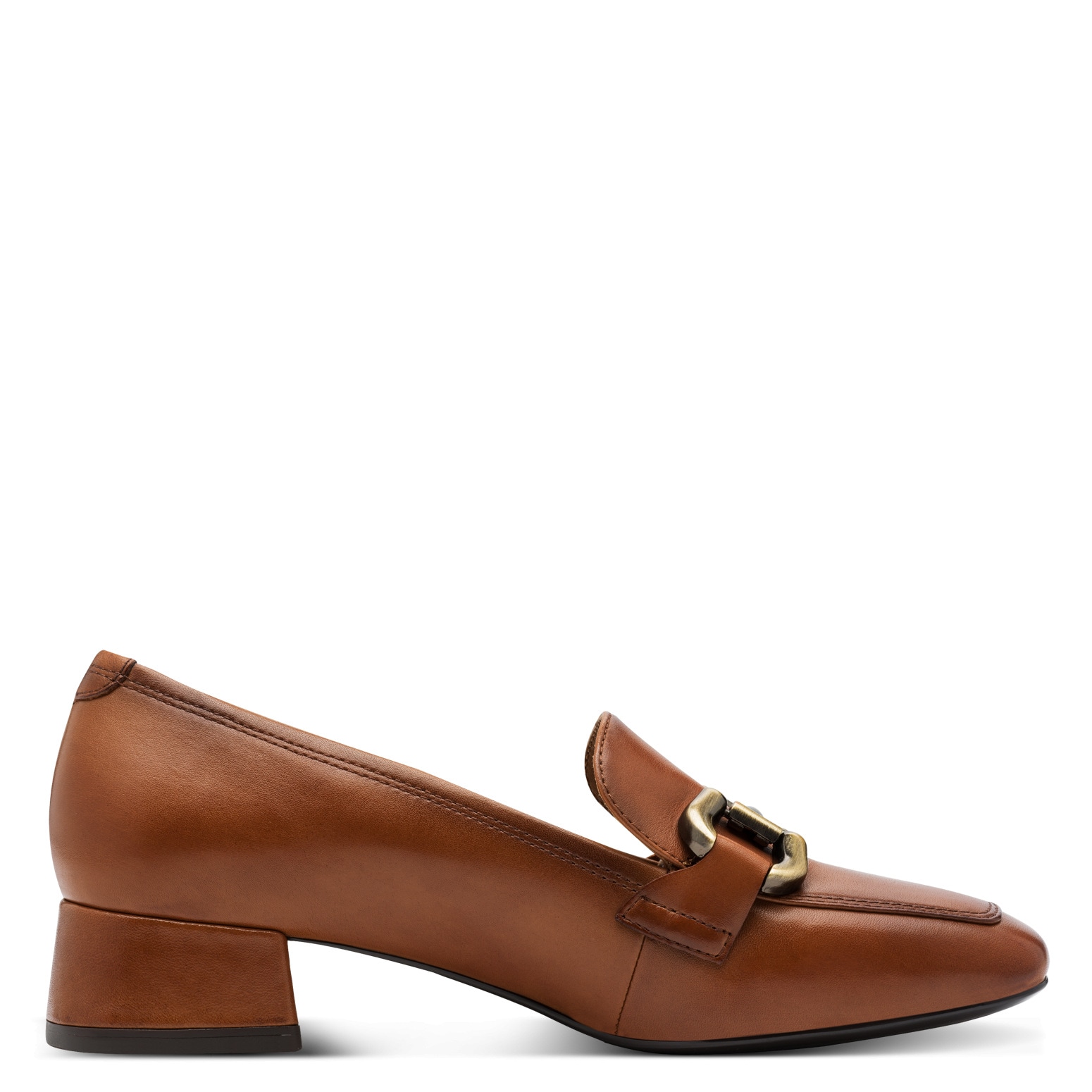Tamaris Pumps, Blockabsatz, Slipper, Businessschuh mit Zierriegel, Schmuckelement