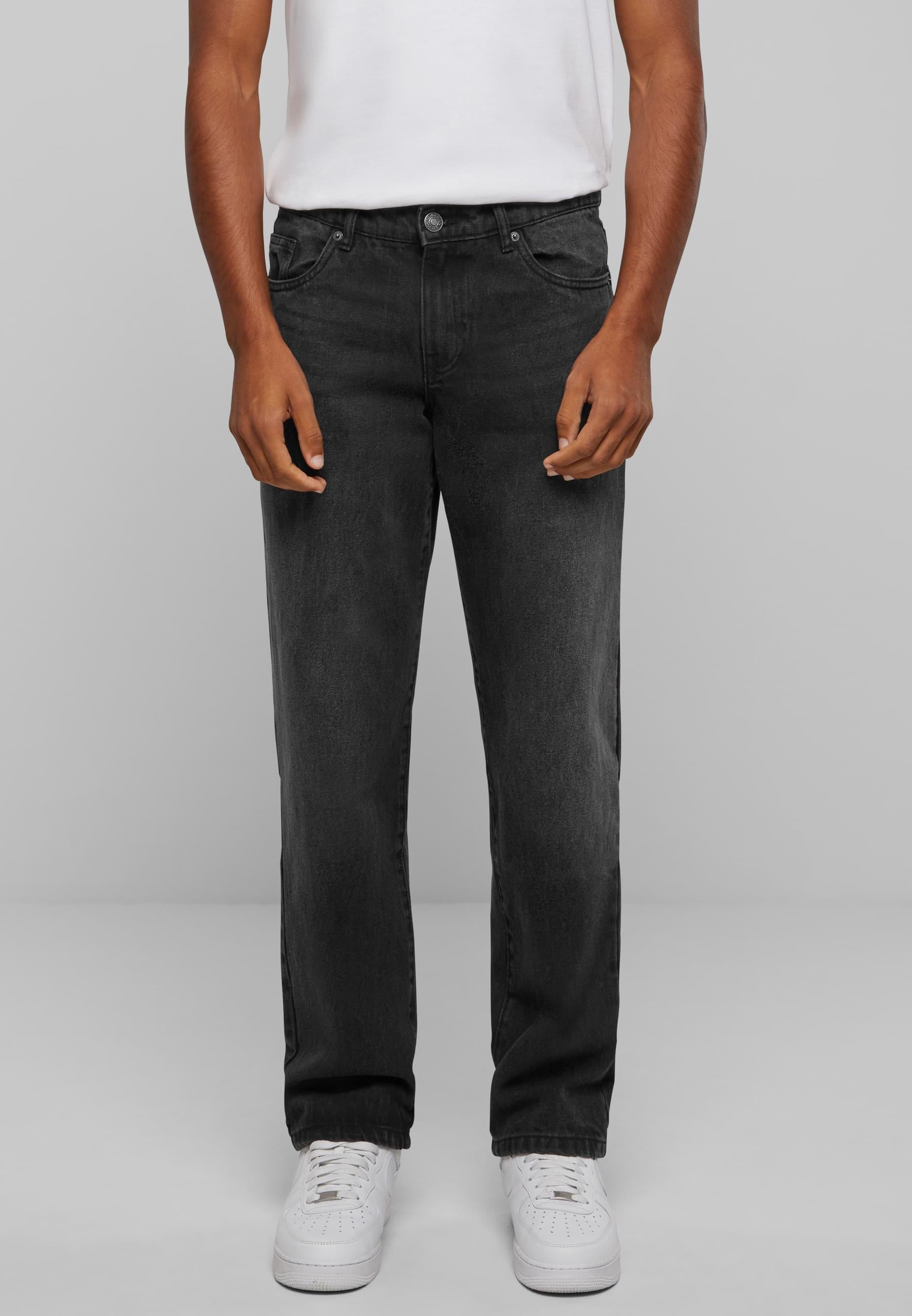 URBAN CLASSICS Bequeme Jeans »Urban Classics Herren Heavy Ounce Straight Fit Jeans«