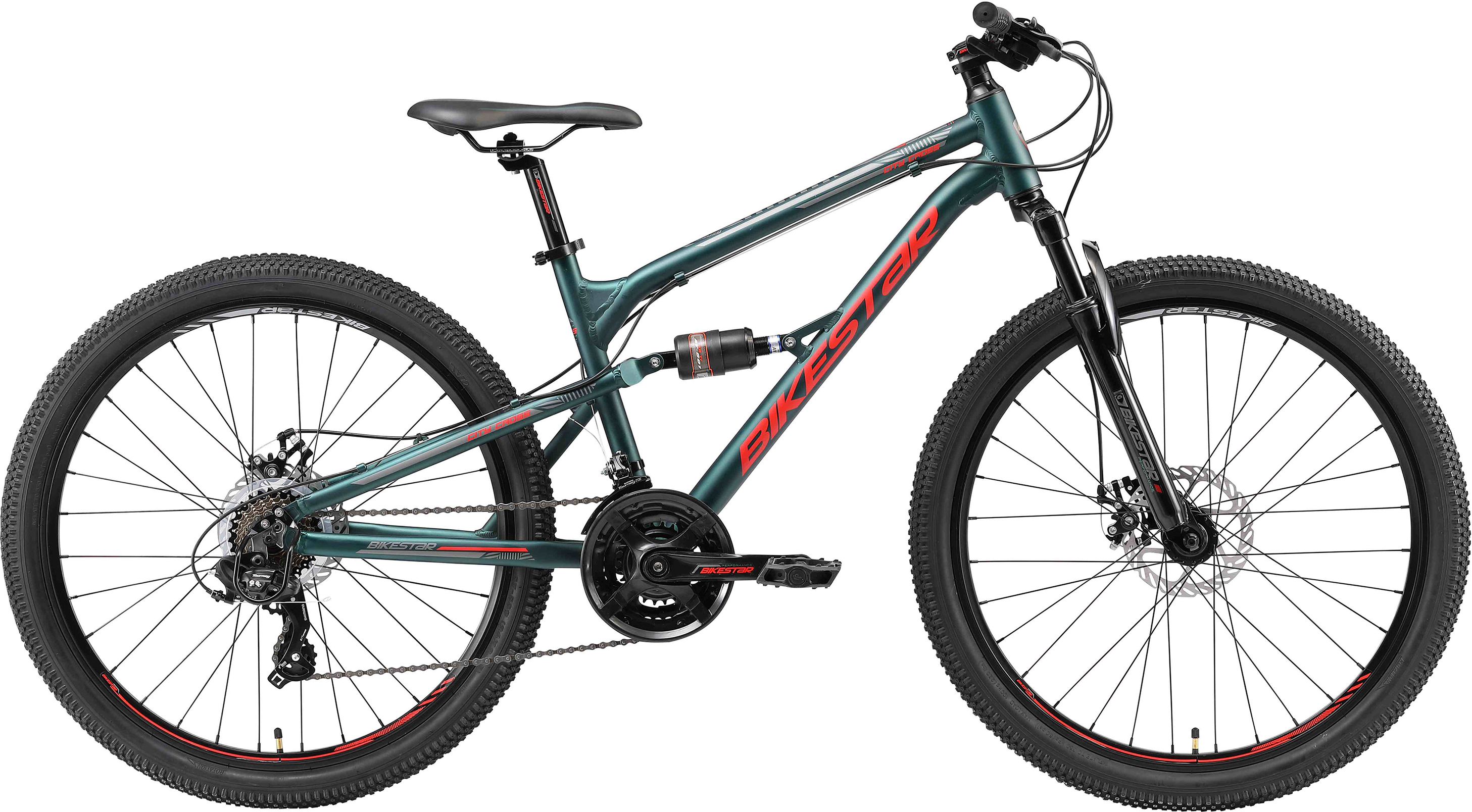 Mountainbike, 21 Gang, Shimano, RD-TY300 Schaltwerk, Kettenschaltung